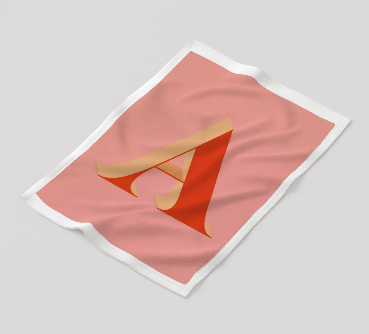 Red A coperta in pile da daylight design studio