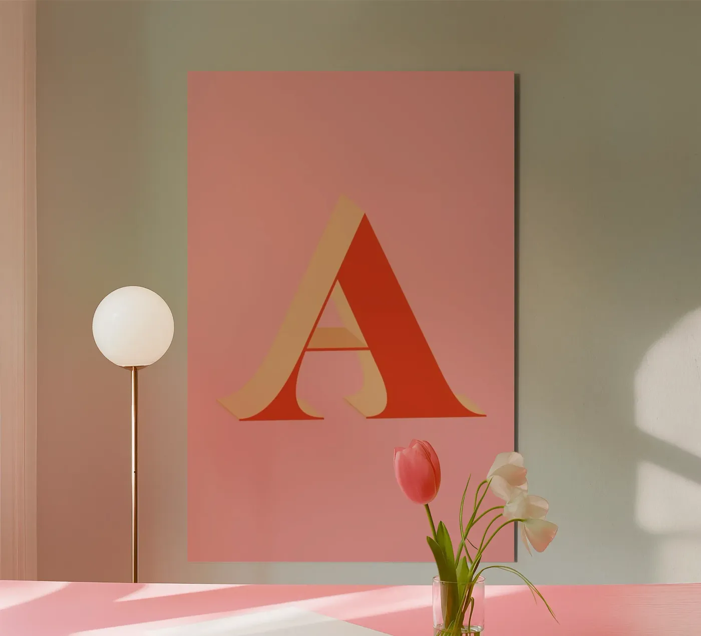 Red A forex plate by daylight design studio