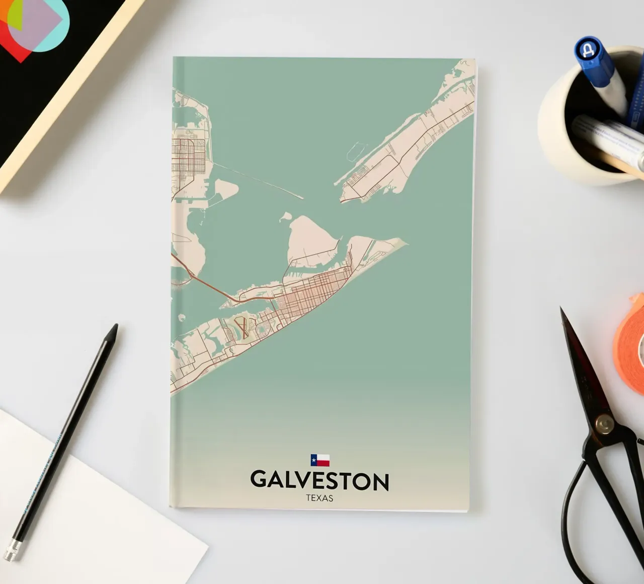 Galveston TX notebook by Jacob W MICKELSON
