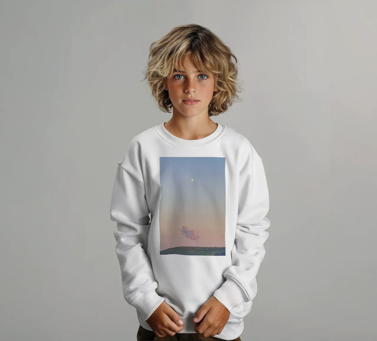 Forest Cloud Moon felpa bambino da Nur Mut