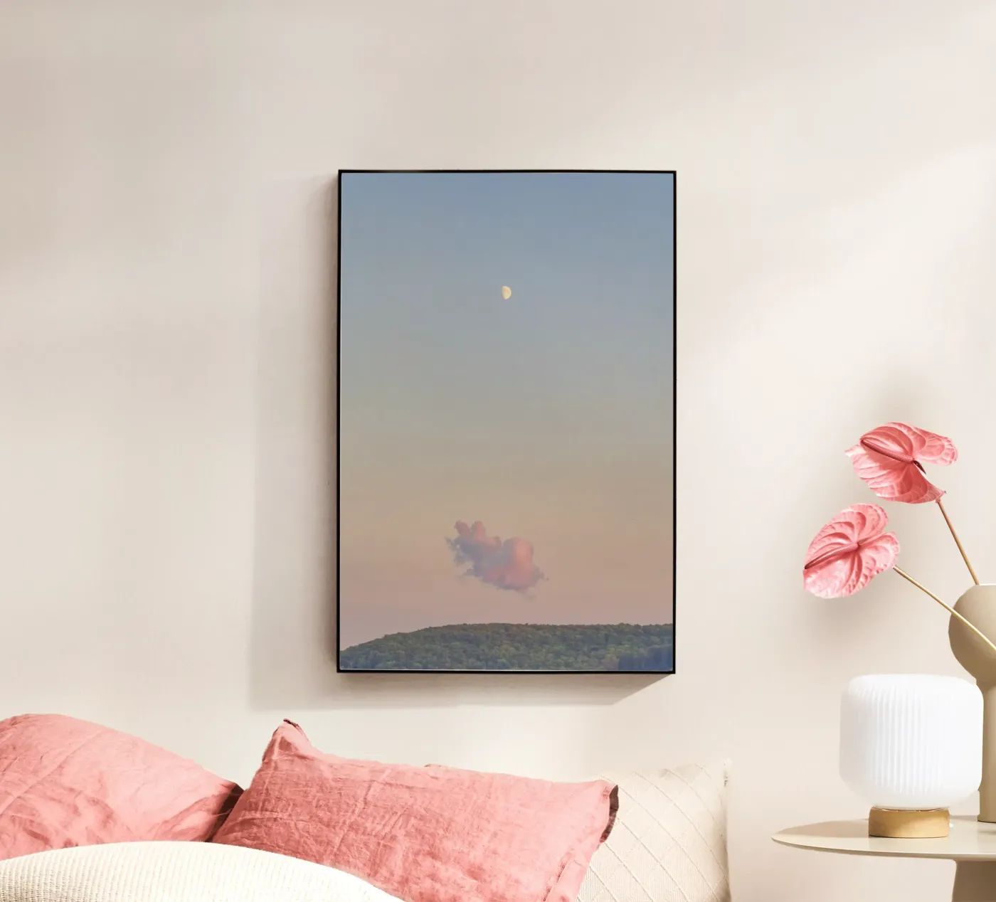 Forest Cloud Moon plexiglas de Nur Mut