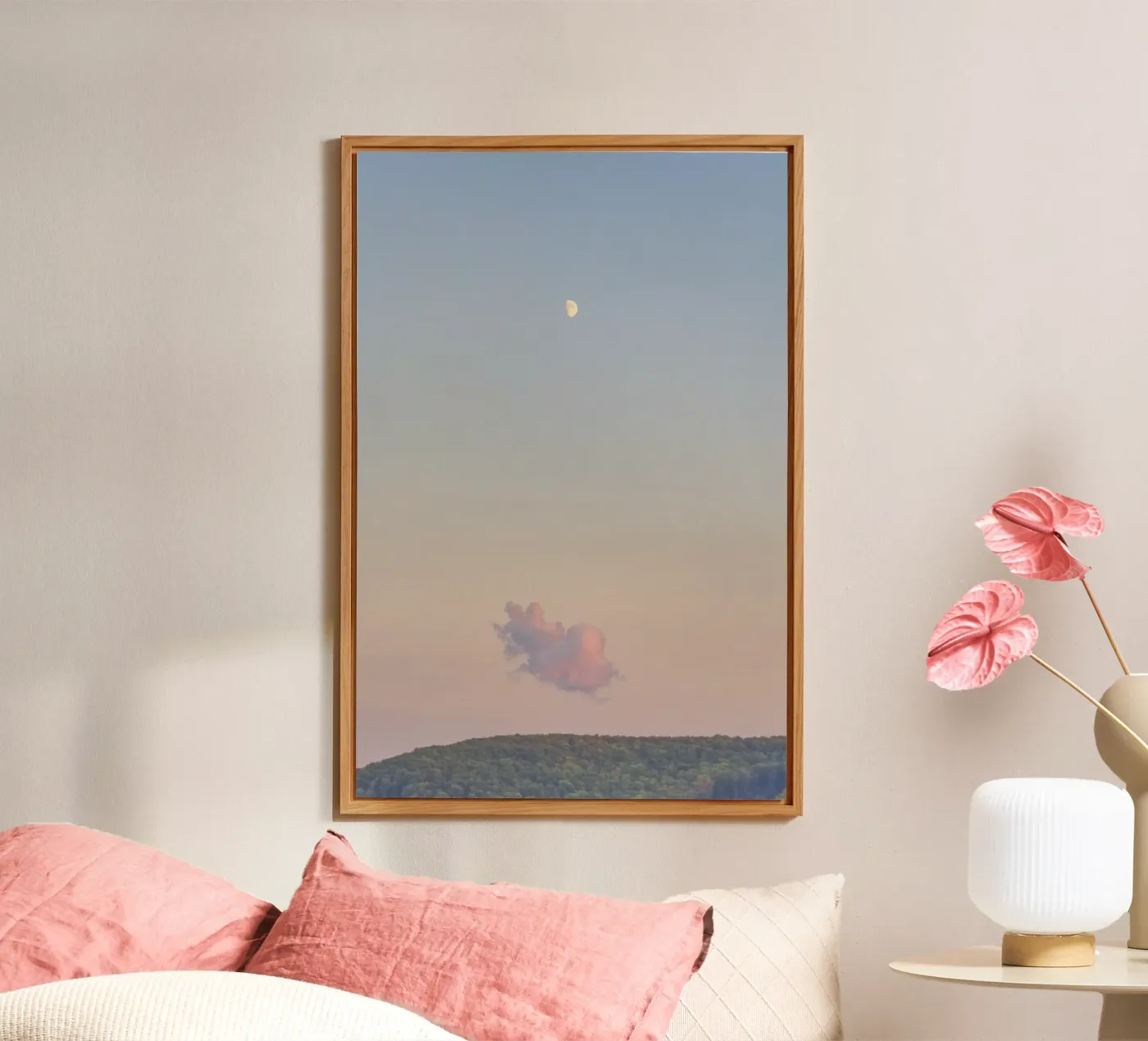 Forest Cloud Moon pannello forex da Nur Mut