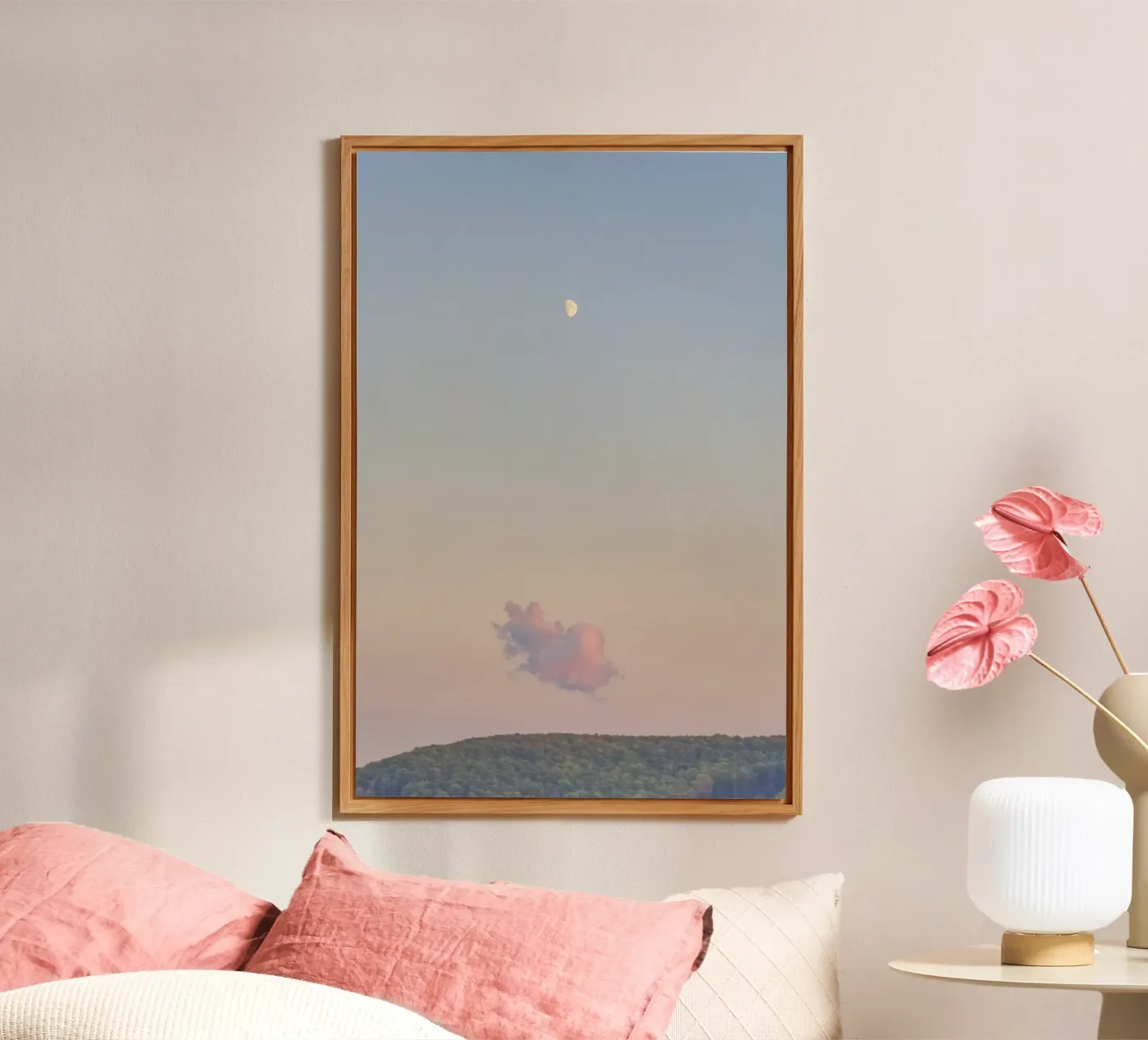 Forest Cloud Moon pannello forex da Nur Mut