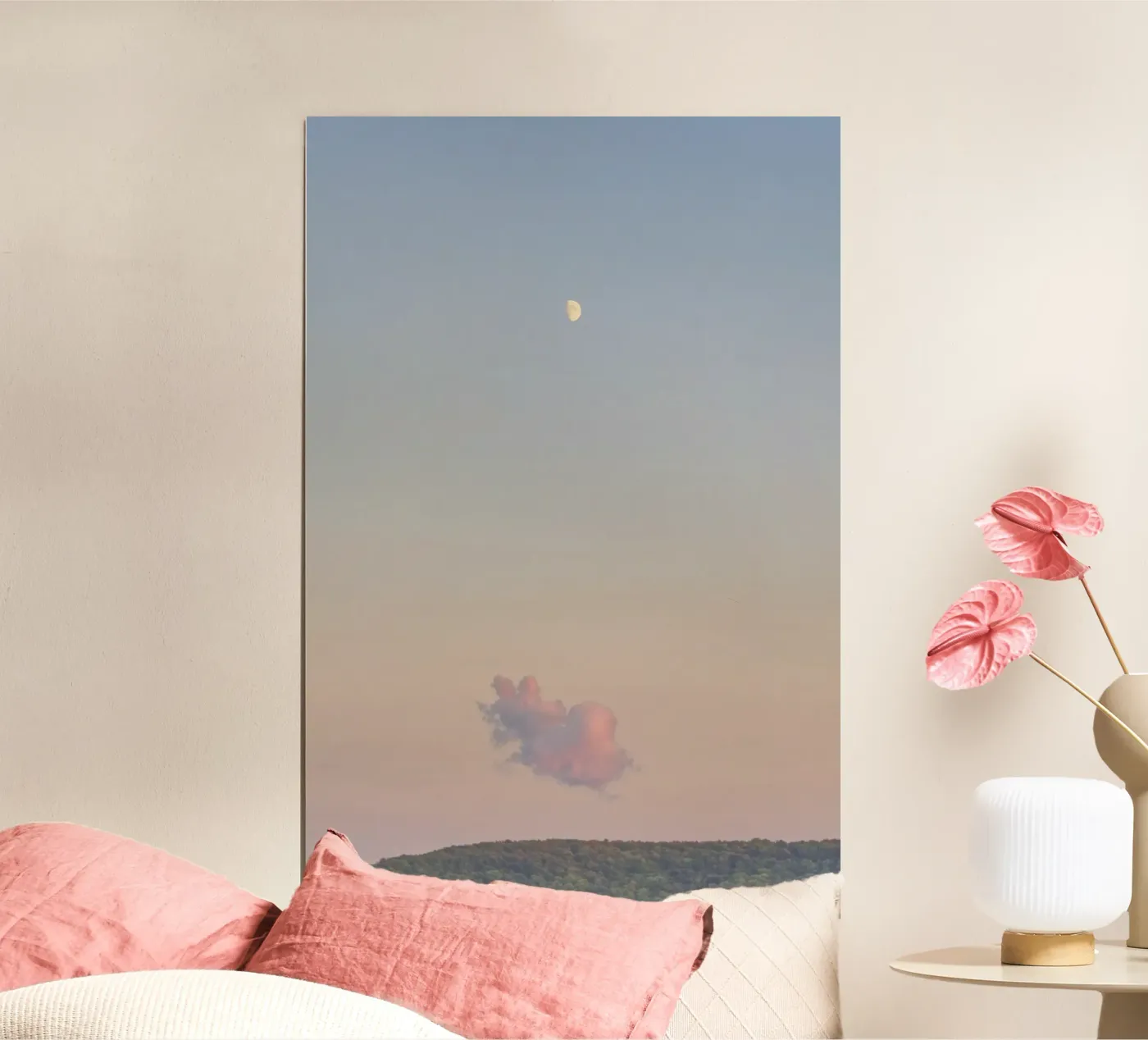 Forest Cloud Moon poster de Nur Mut