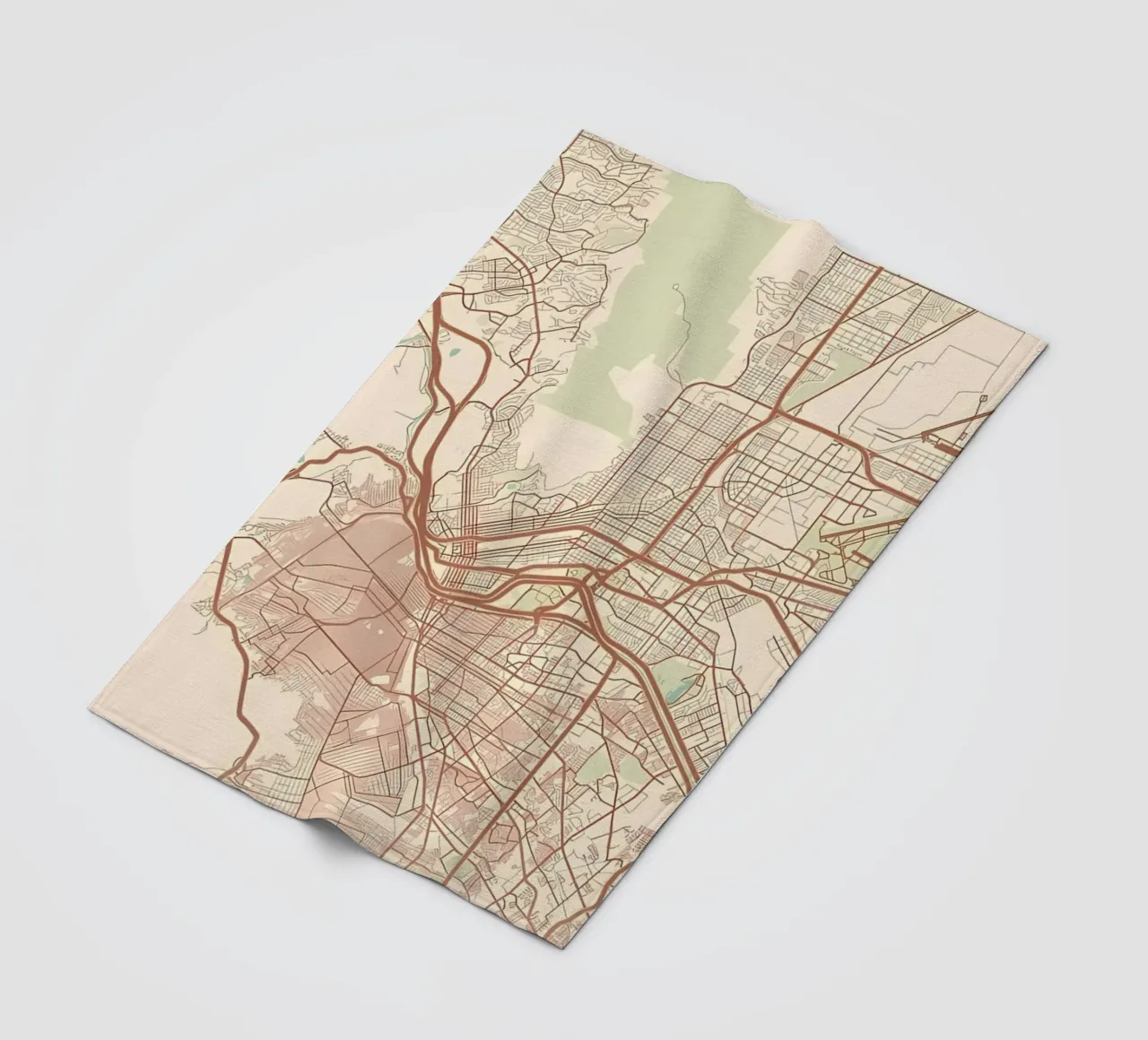 El Paso TX fleece blanket by Jacob W MICKELSON