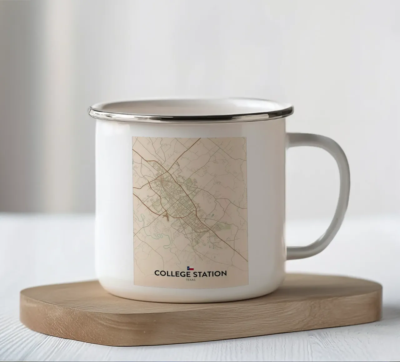 Stazione universitaria TX tazza in smalto da Jacob W MICKELSON