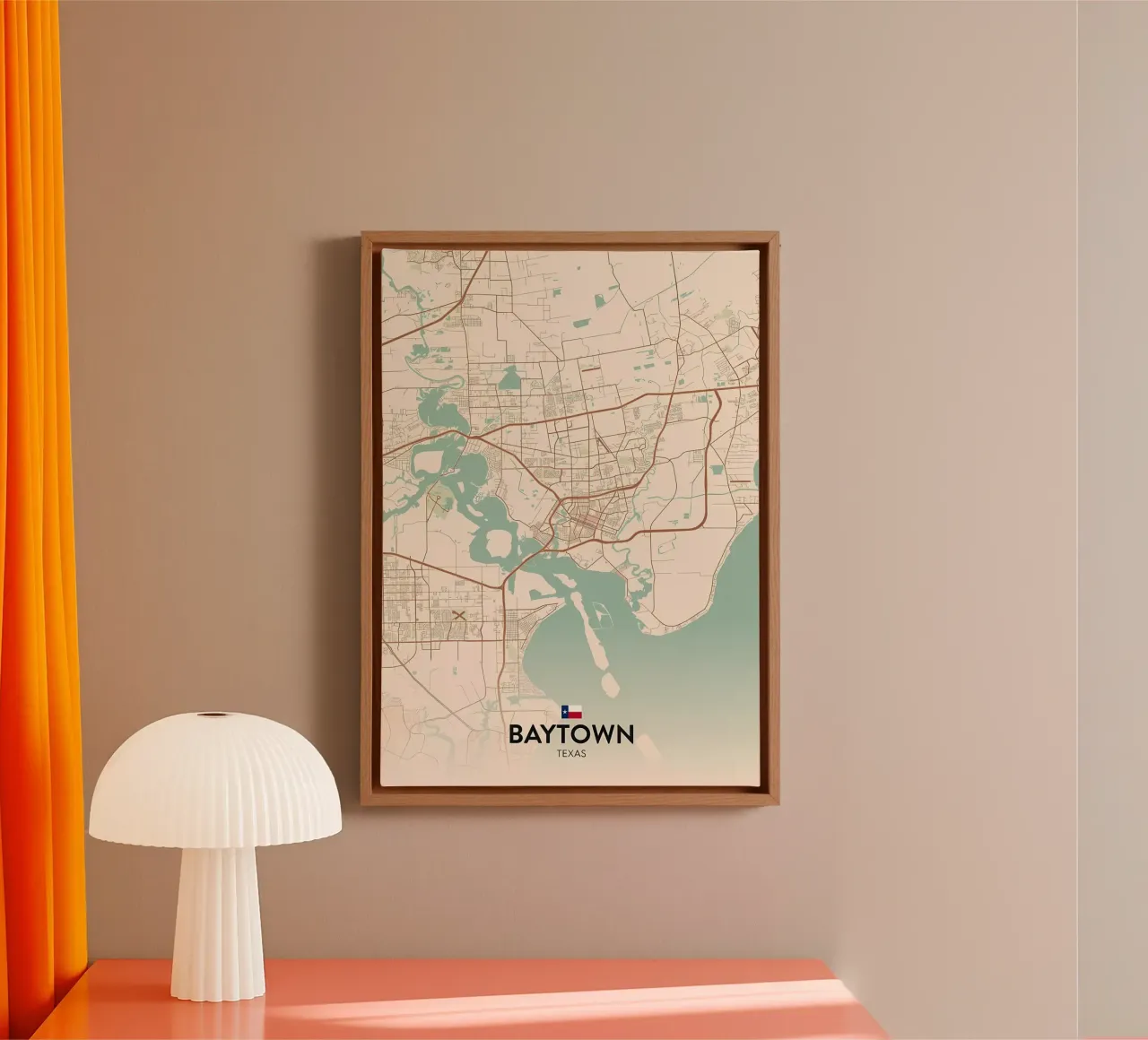 Baytown TX canvas by Jacob W MICKELSON