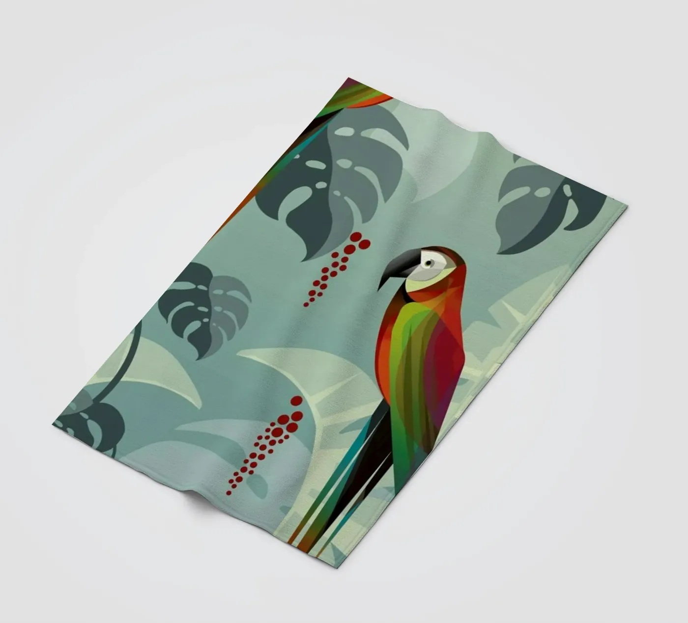Parrot fleecedeken van Sabrina Ziegenhorn