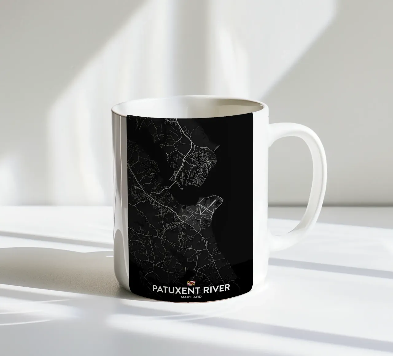 Fiume Patuxent MD tazza in ceramica da Jacob W MICKELSON