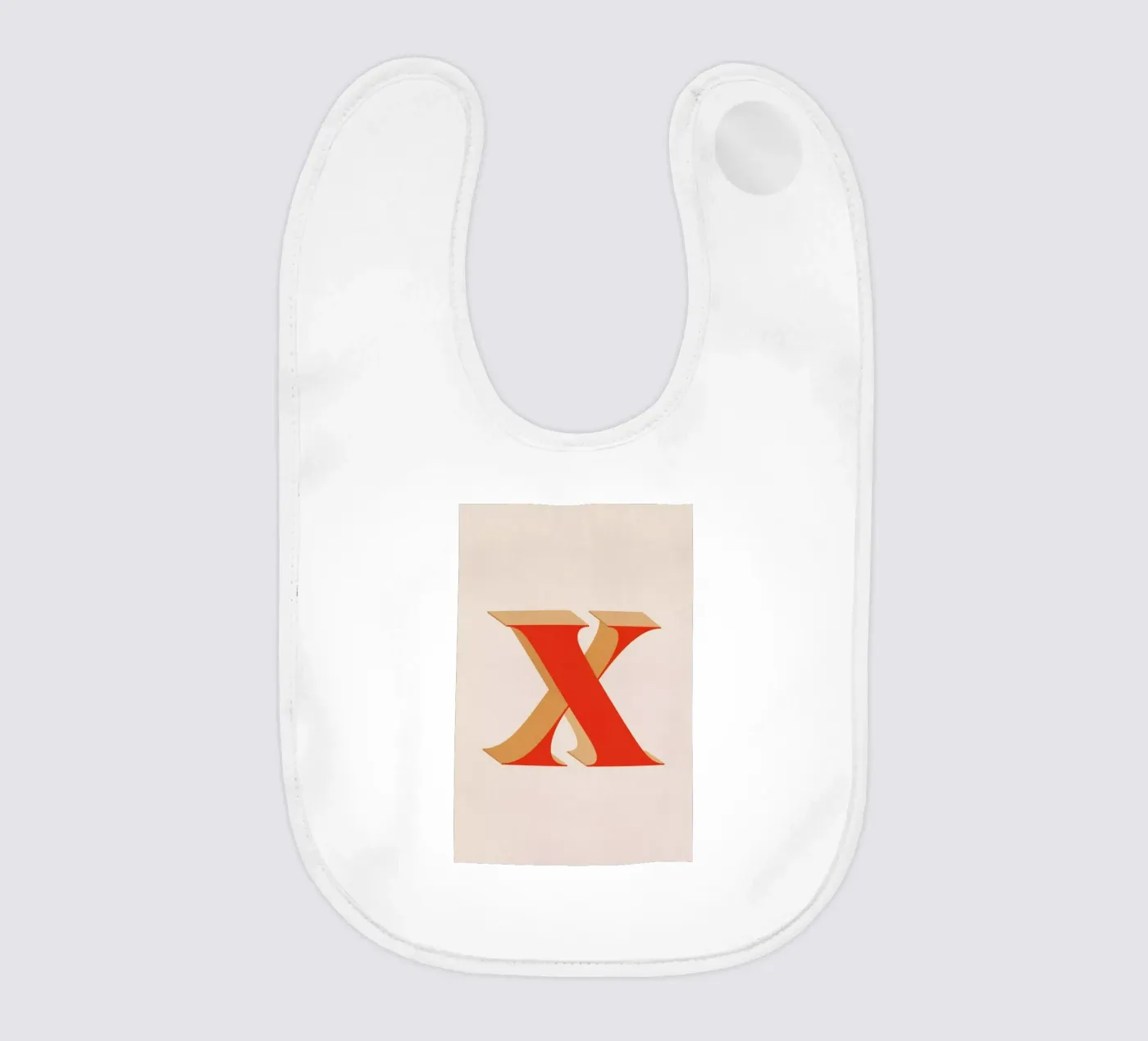 Red X Babylätzchen von daylight design studio