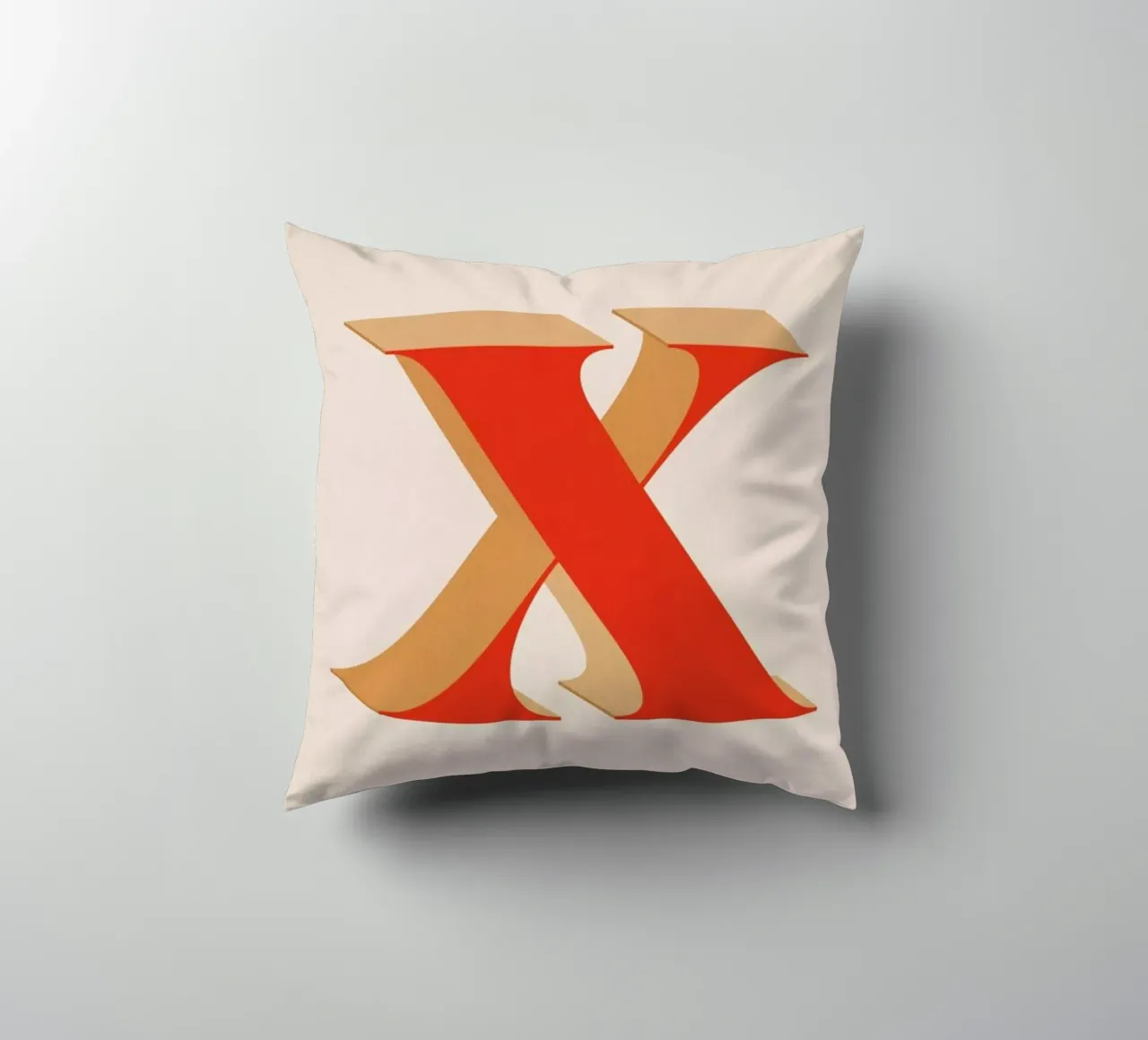Red X cuscino da daylight design studio