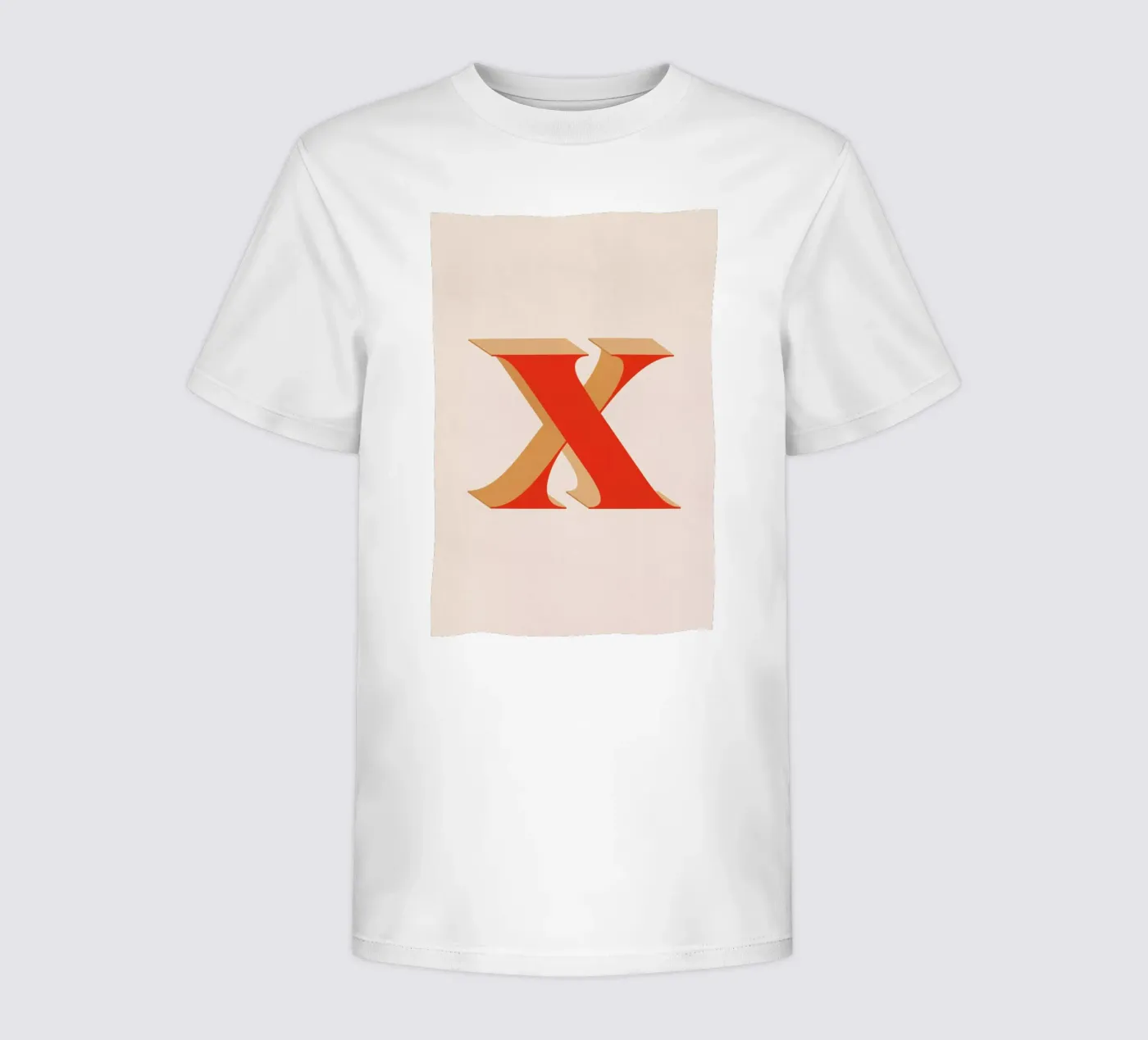 Red X t-shirt bambini da daylight design studio