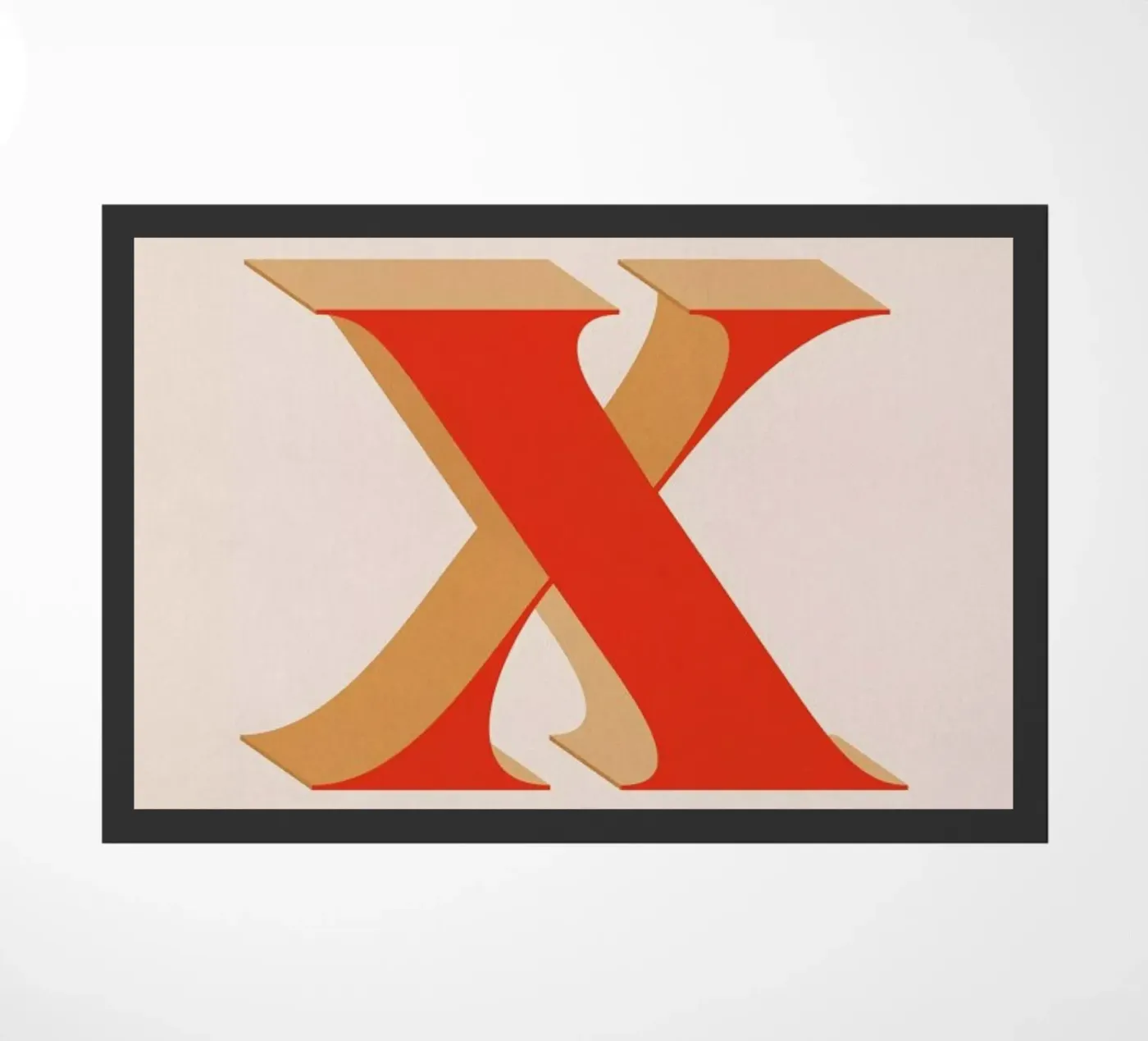 Red X zerbino da daylight design studio