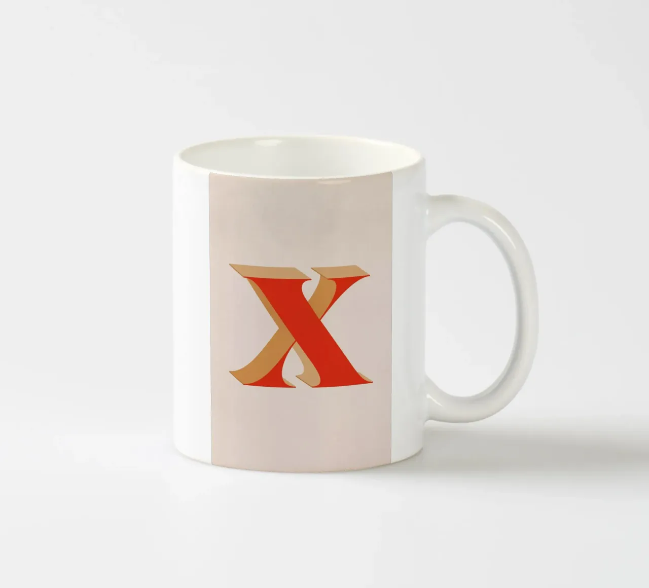Red X tazza in ceramica da daylight design studio