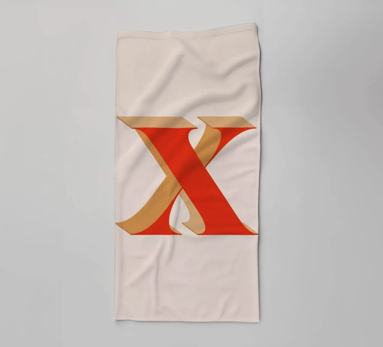 Red X asciugamano da bagno da daylight design studio