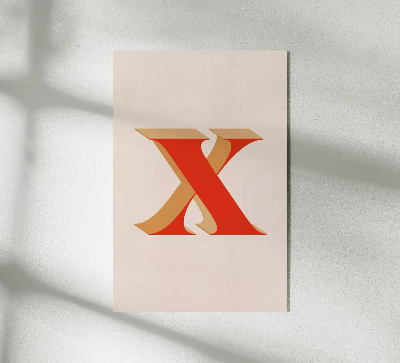 Red X plexiglas de daylight design studio