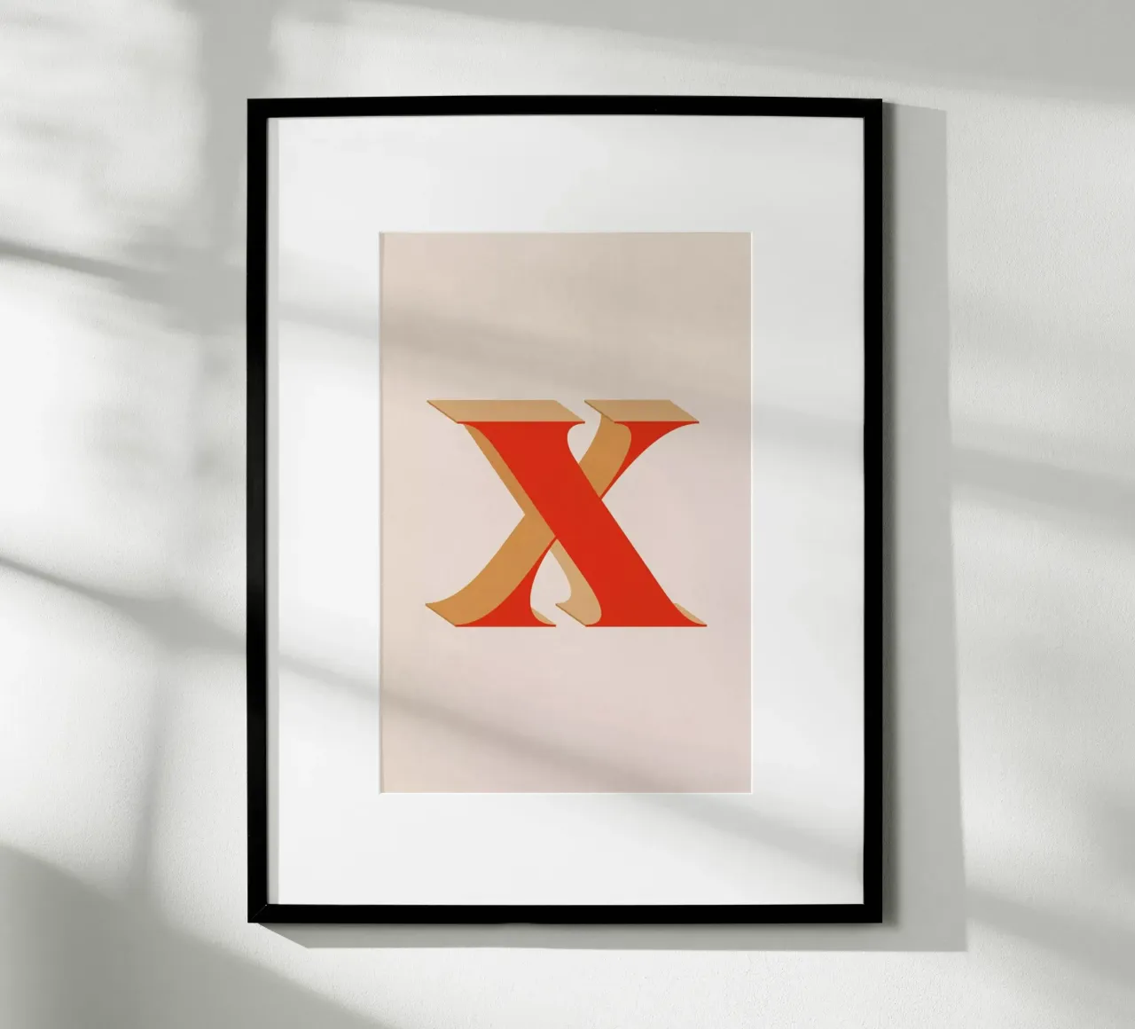 Red X poster da daylight design studio