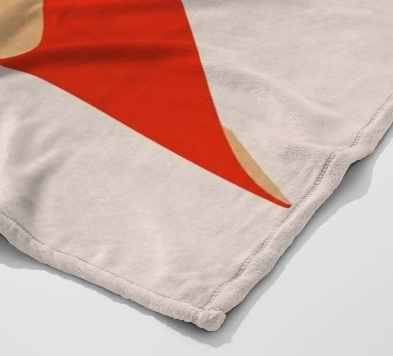 Red X coperta in pile da daylight design studio