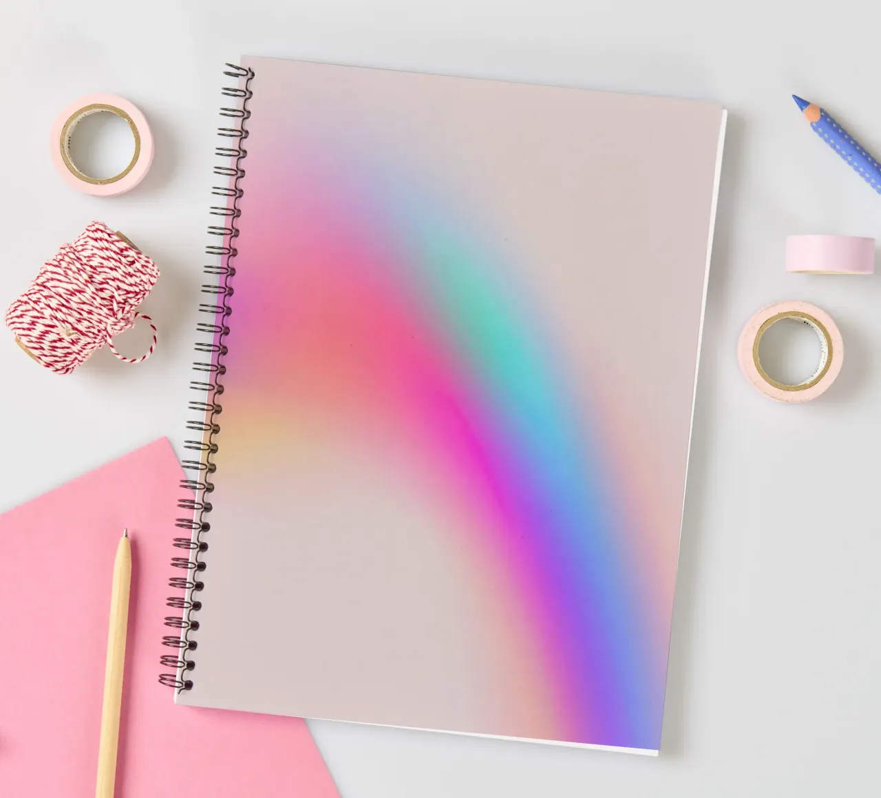 Space 4 notitieboek met spiraal van treechild