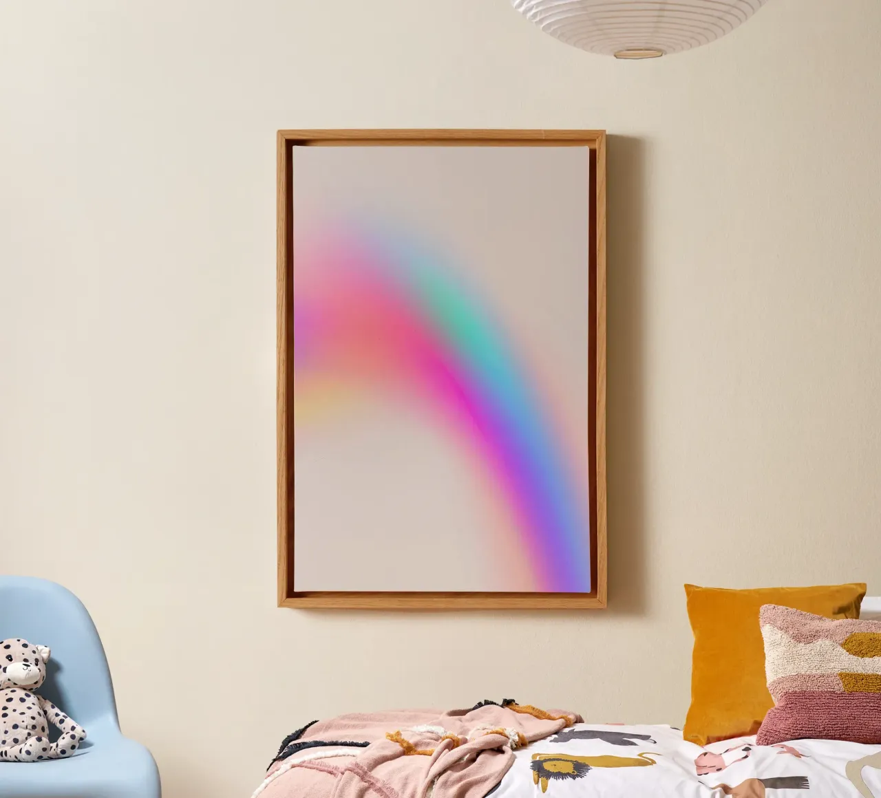 Space 4 canvas met Baklijst van treechild