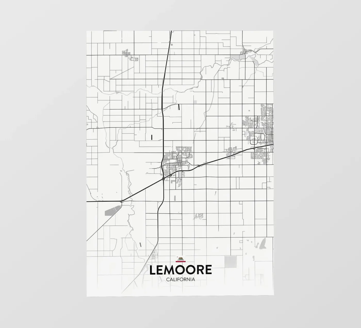 Lemoore CA fotobehang van Jacob W MICKELSON