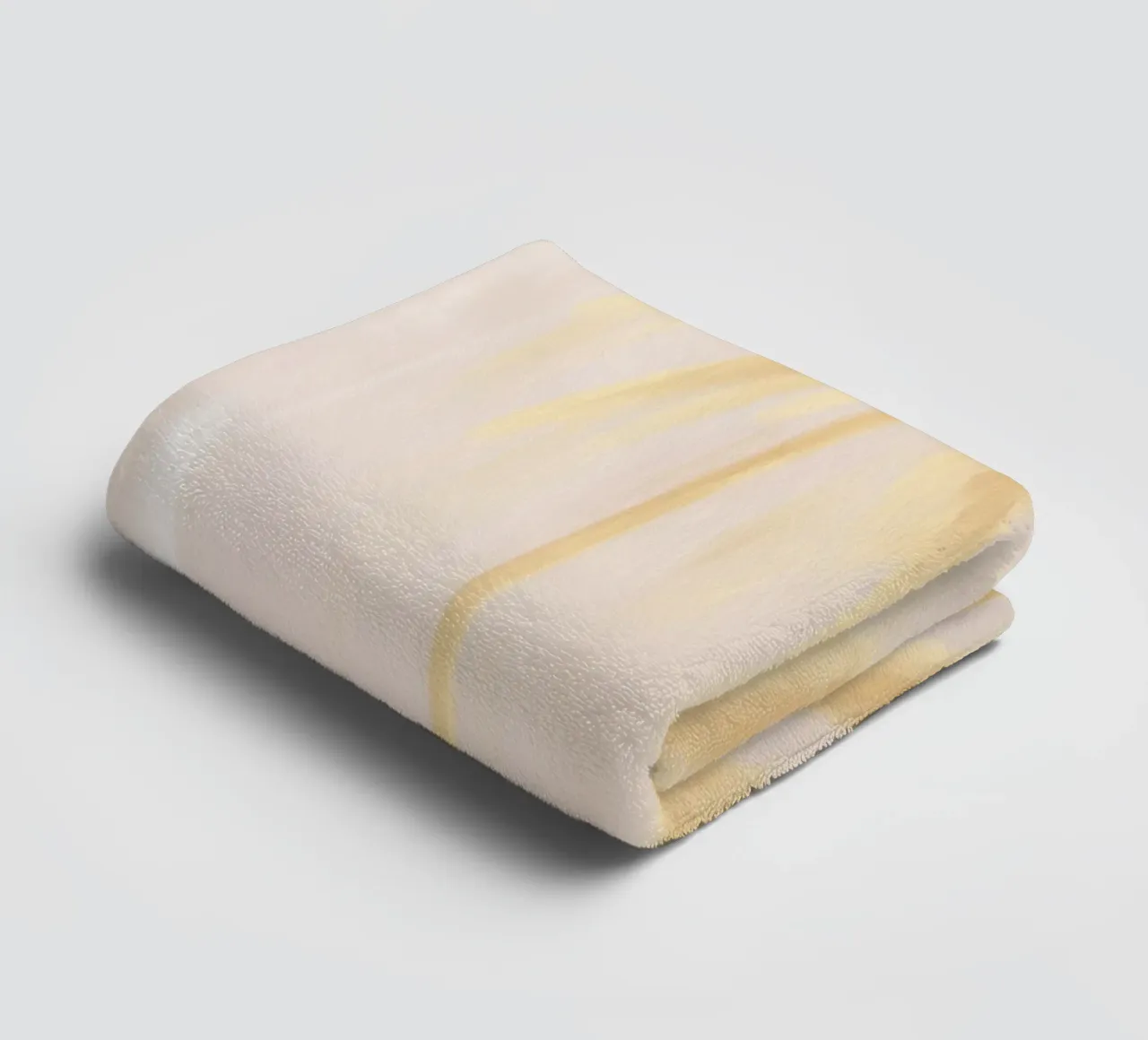 Beige Jaune Boho Palmiers Abstrait Côtier Tropical serviette de bain de This Wild Soul - Illustration