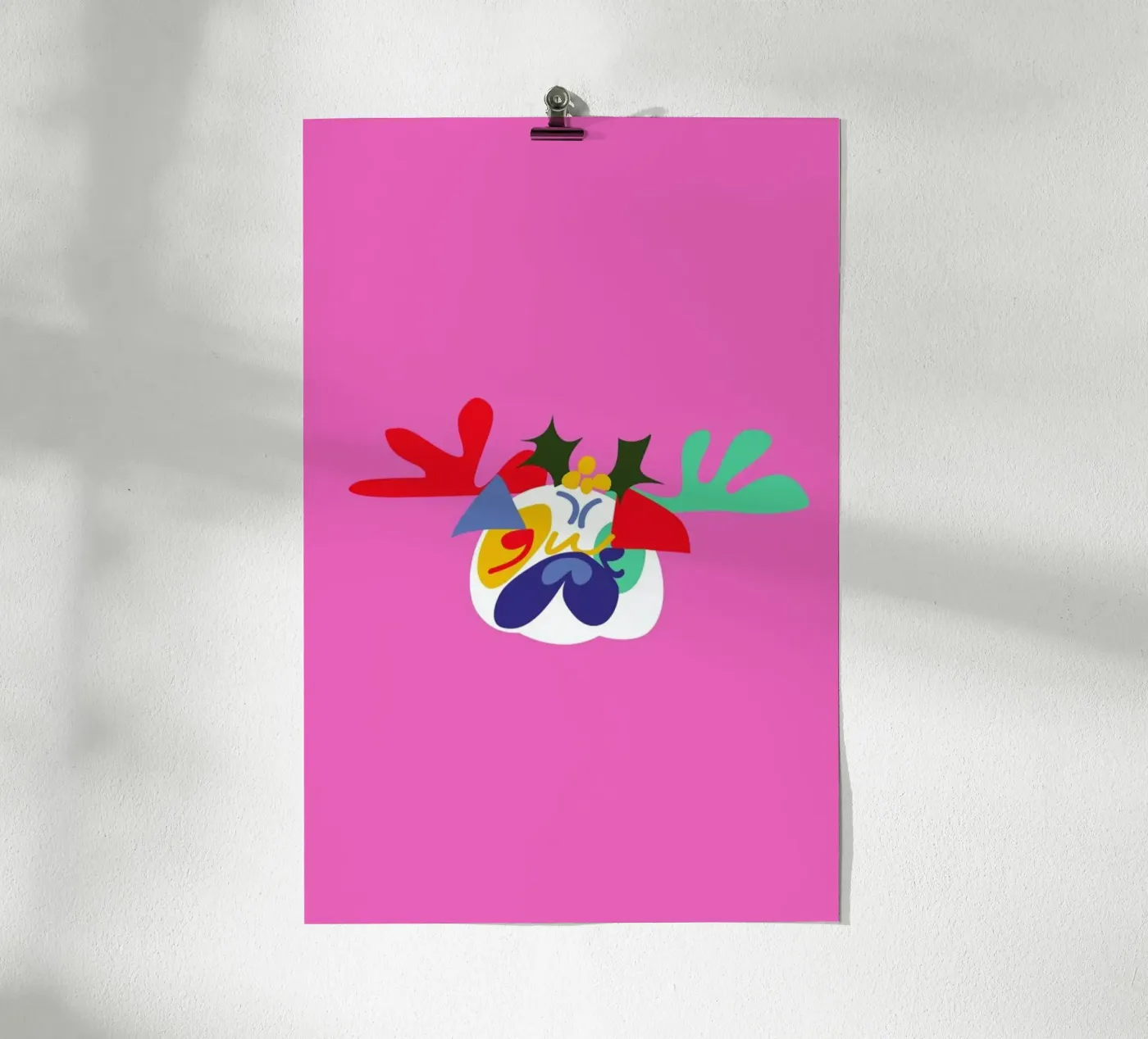 Holiday Pug poster da Mariery Young