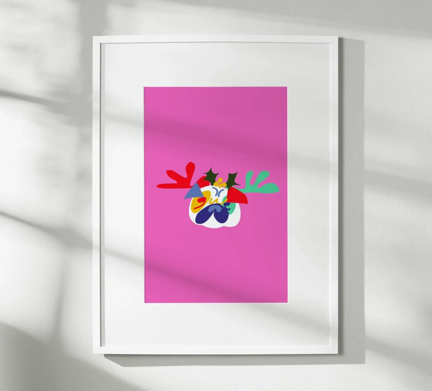 Holiday Pug poster da Mariery Young