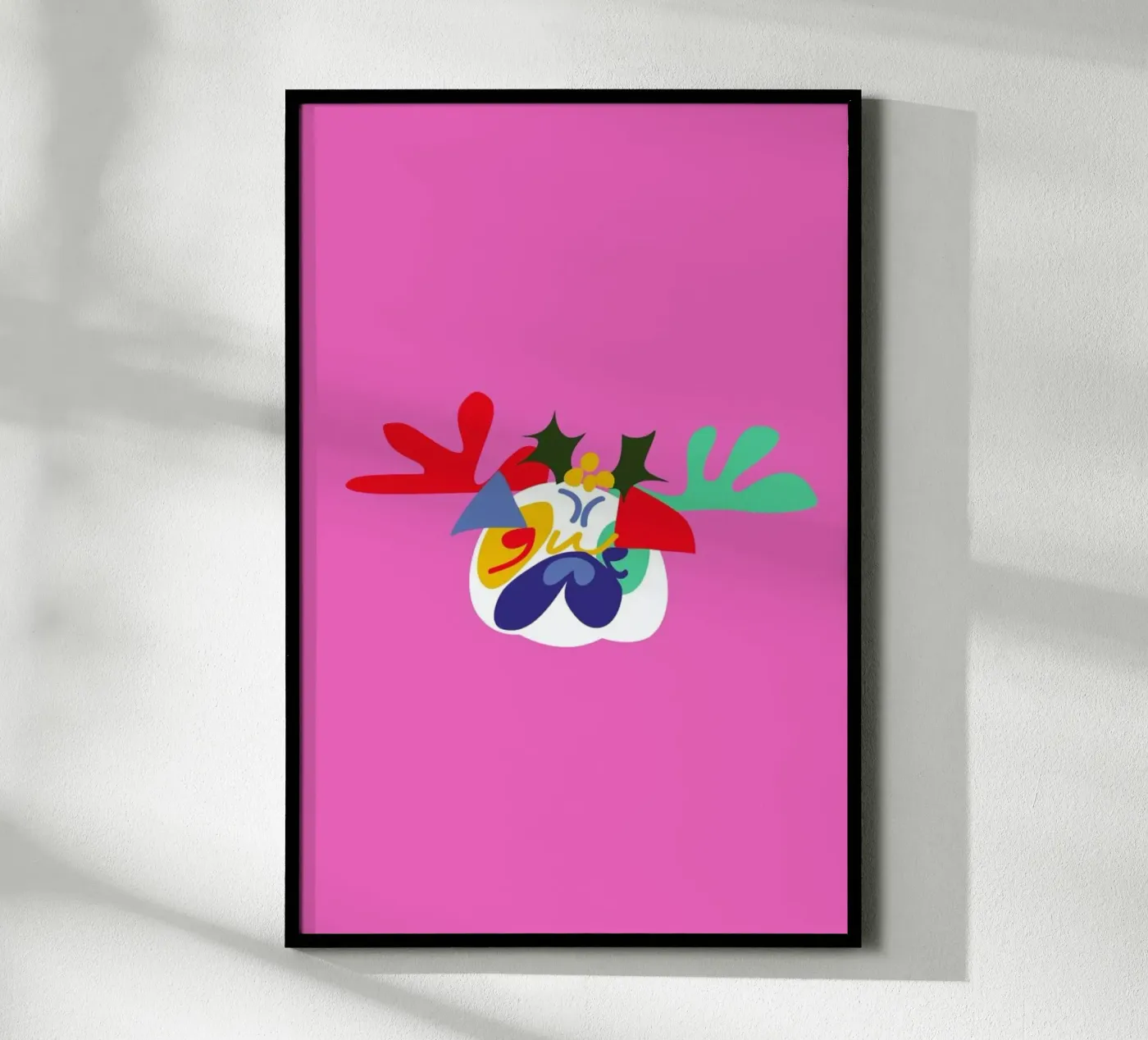 Holiday Pug poster da Mariery Young