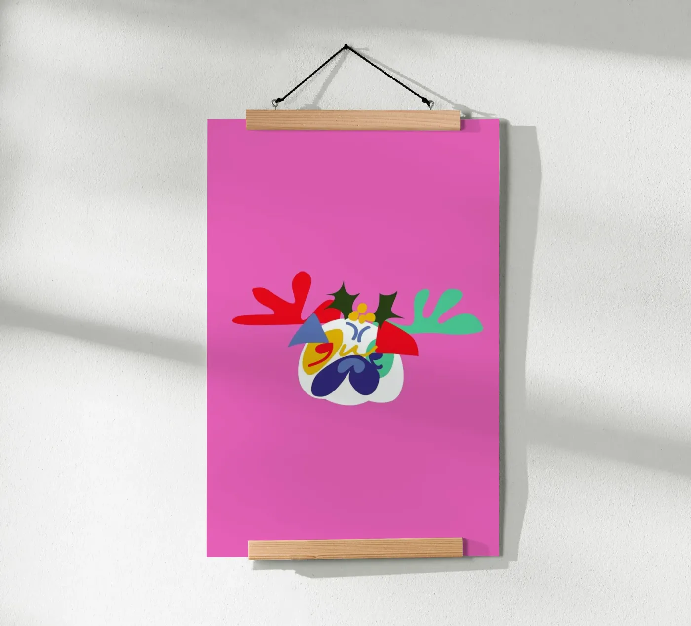 Holiday Pug poster da Mariery Young