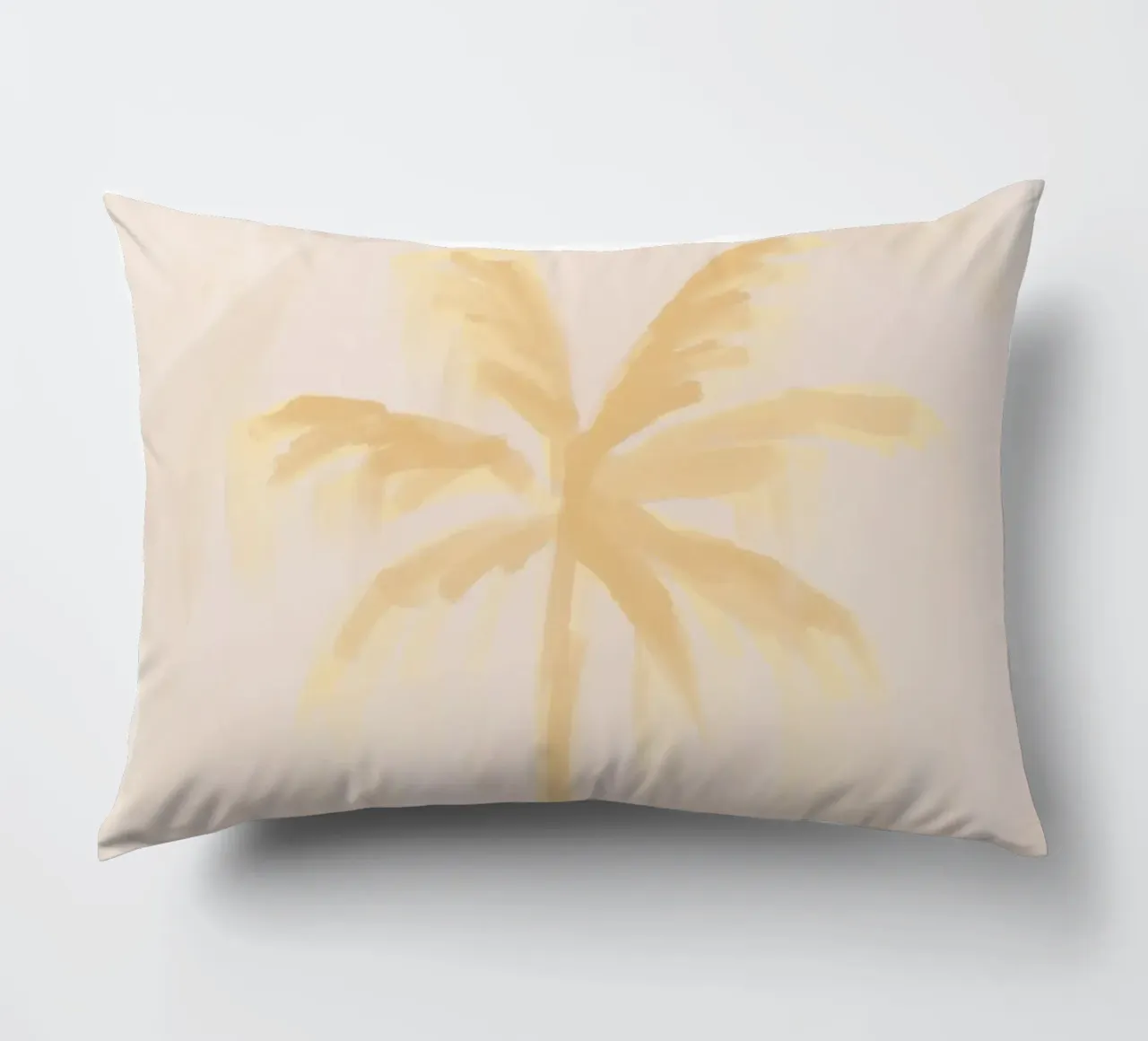 Pastello Boho Coastal Tropical Abstract Palm Coconut Tree cuscino da This Wild Soul - Illustration