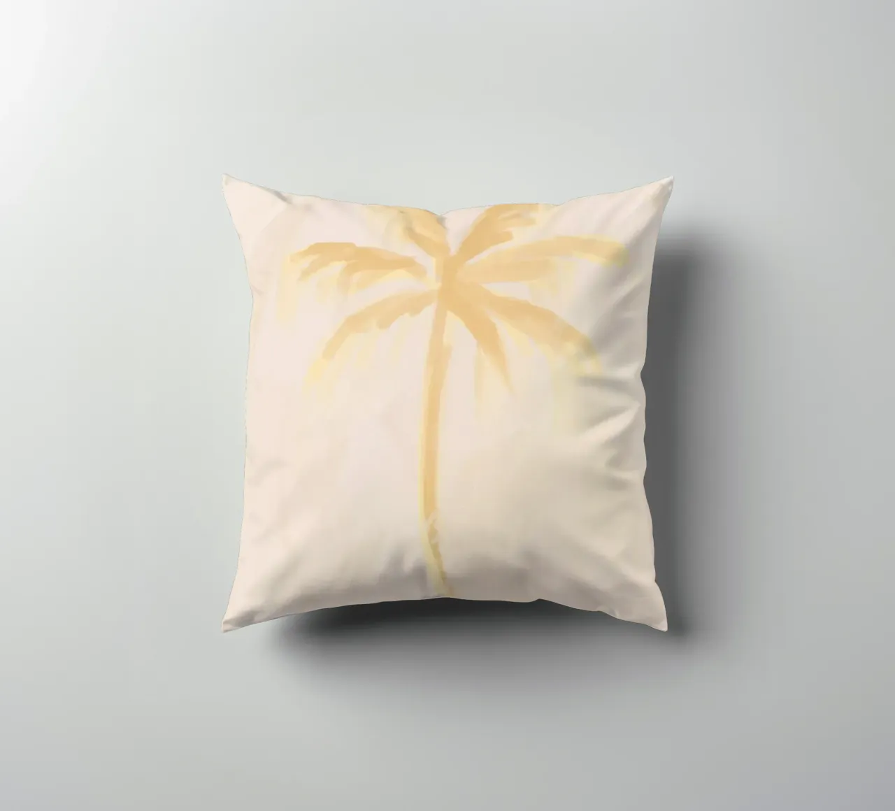 Pastello Boho Coastal Tropical Abstract Palm Coconut Tree cuscino da This Wild Soul - Illustration