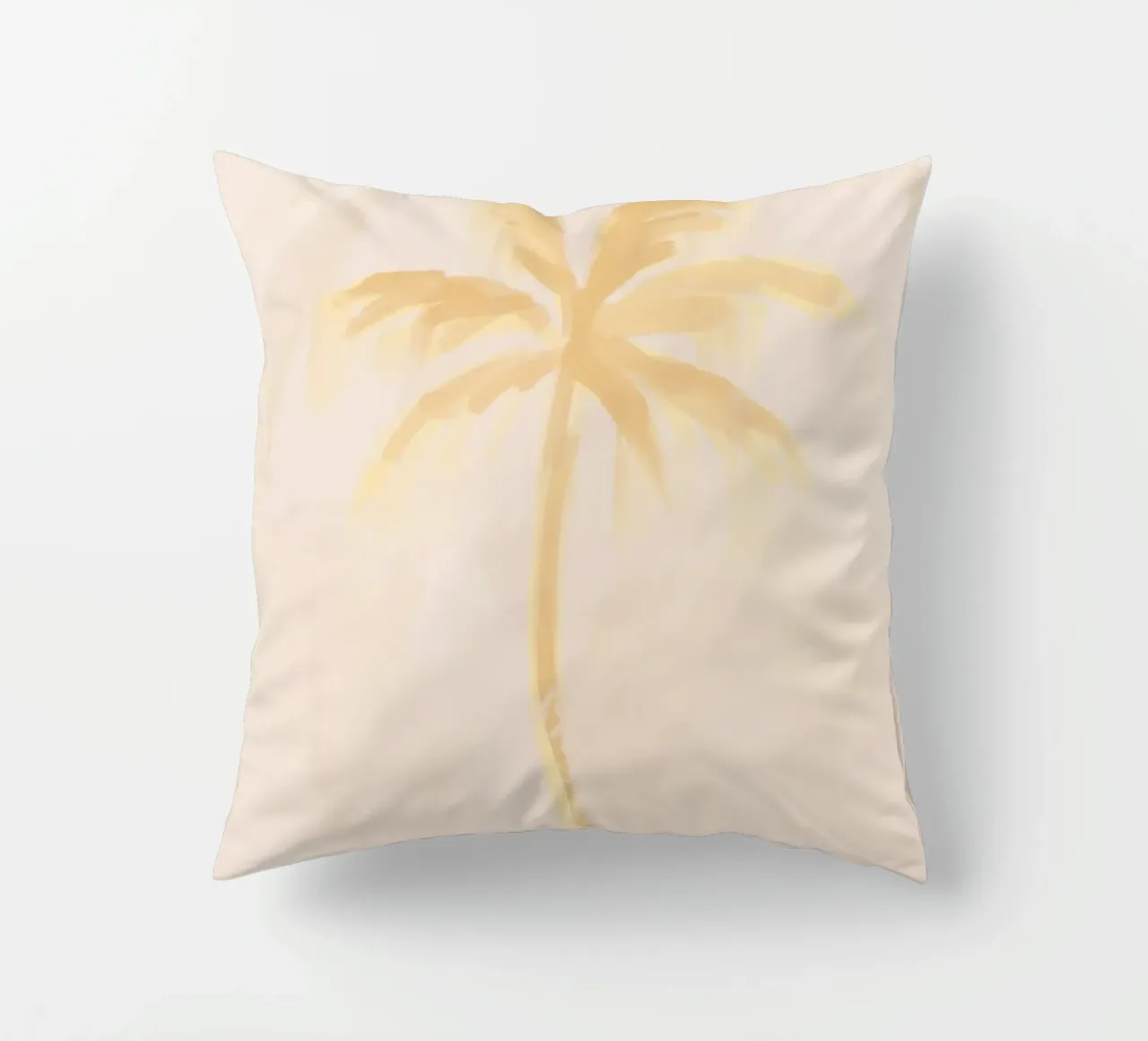 Pastello Boho Coastal Tropical Abstract Palm Coconut Tree cuscino da This Wild Soul - Illustration