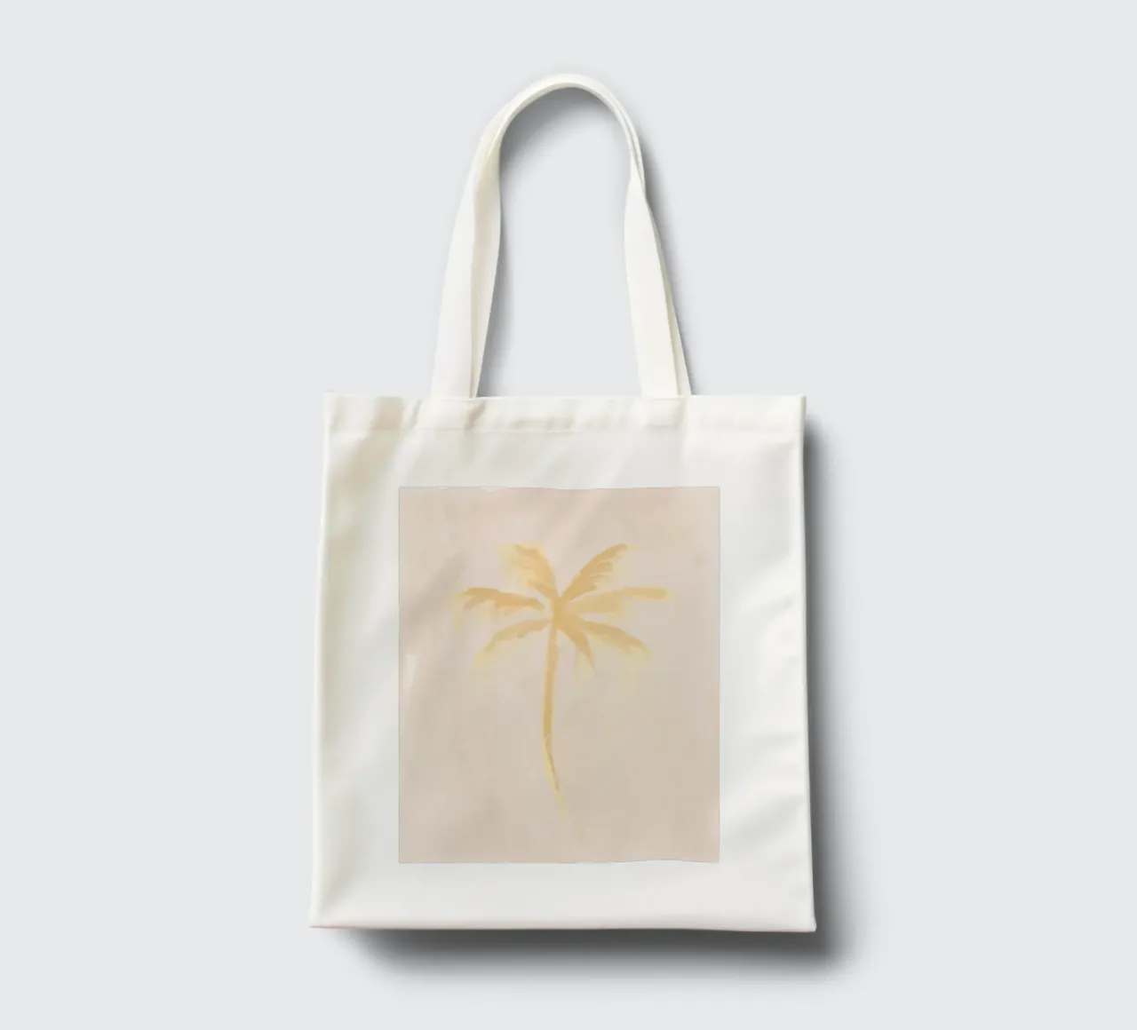 Pastello Boho Coastal Tropical Abstract Palm Coconut Tree borsa in juta da This Wild Soul - Illustration