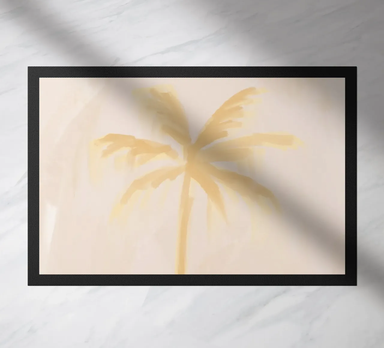 Pastello Boho Coastal Tropical Abstract Palm Coconut Tree zerbino da This Wild Soul - Illustration