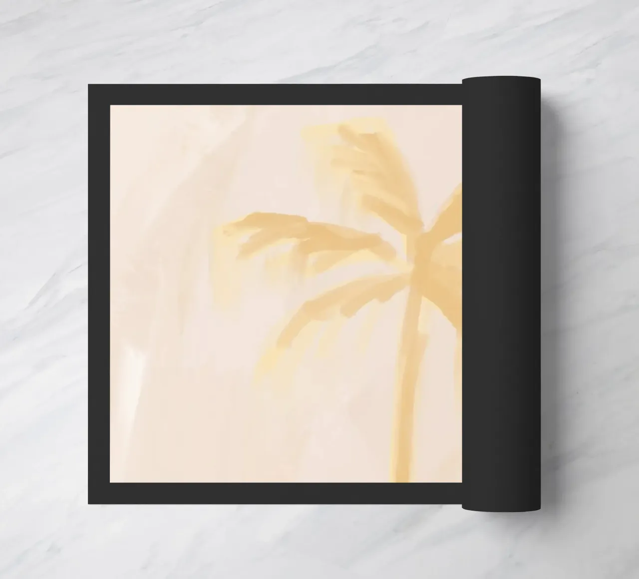 Pastello Boho Coastal Tropical Abstract Palm Coconut Tree zerbino da This Wild Soul - Illustration