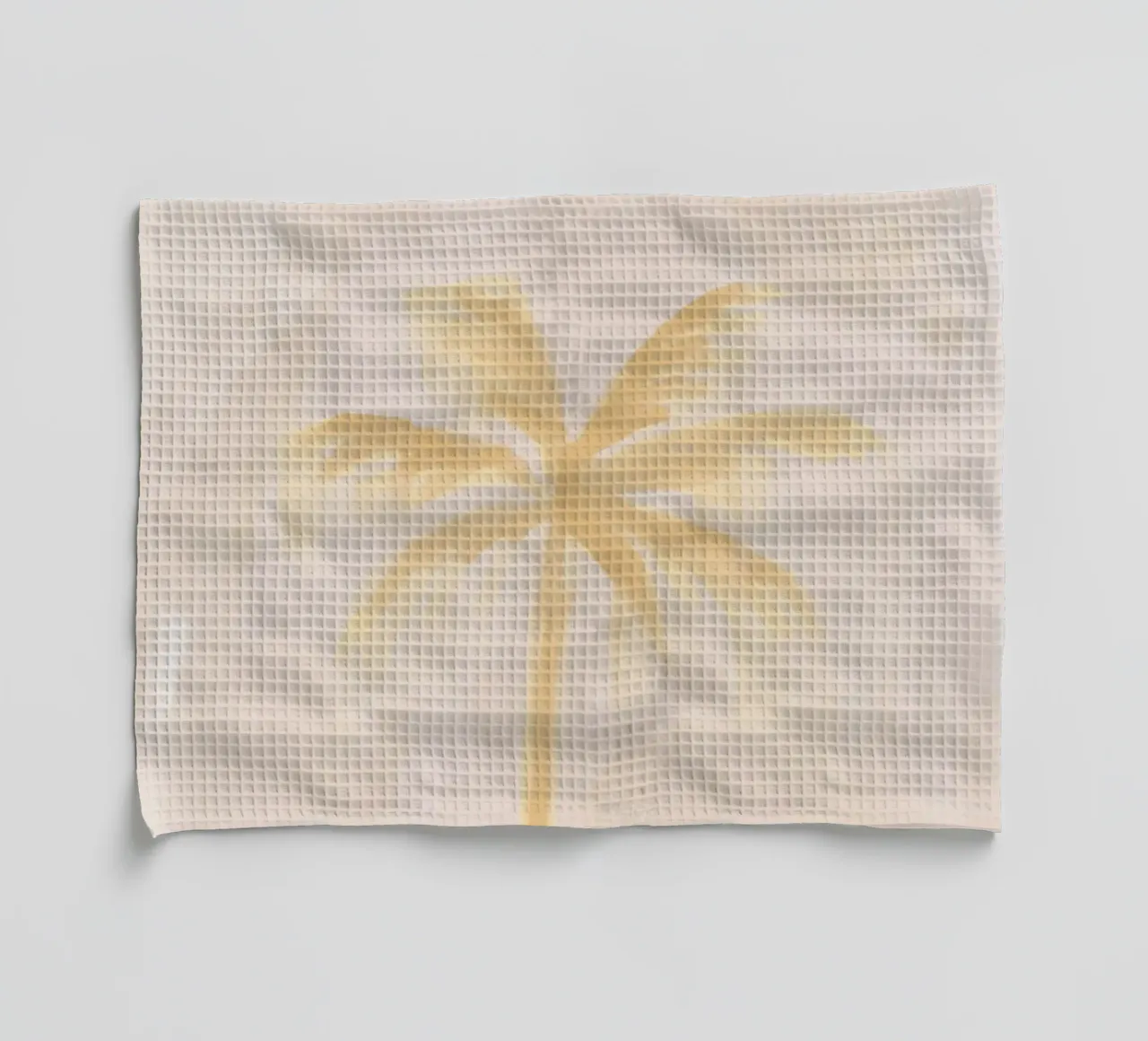 Pastello Boho Coastal Tropical Abstract Palm Coconut Tree canovaccio da cucina da This Wild Soul - Illustration
