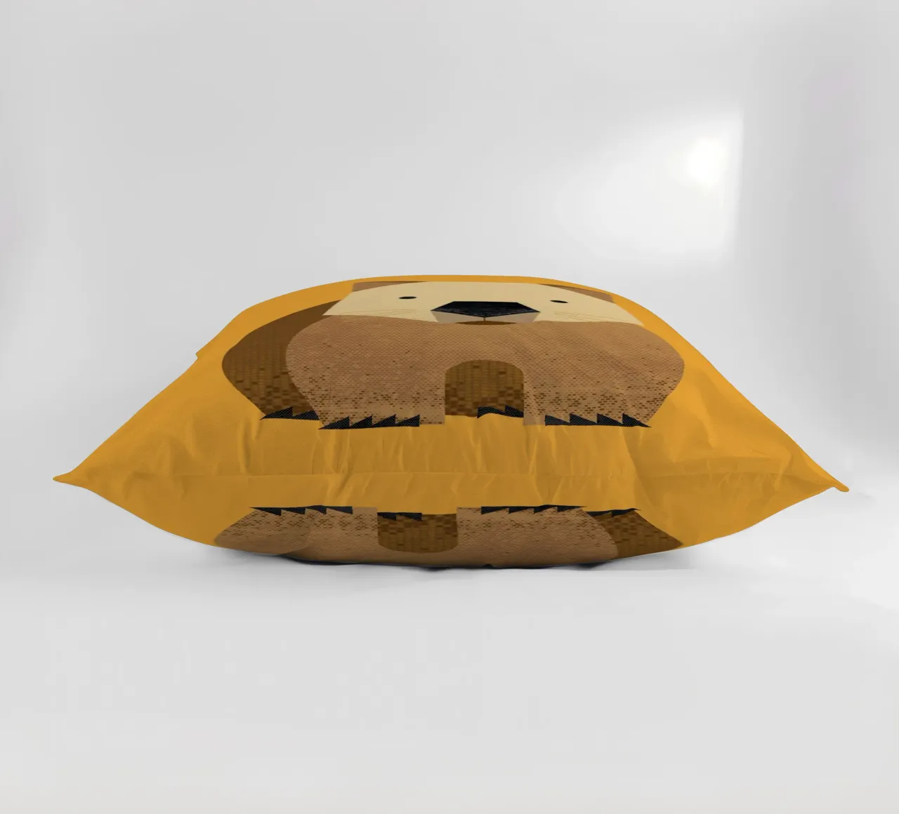 Whimsy Wombat decorative cushion by The Printed Sparrow