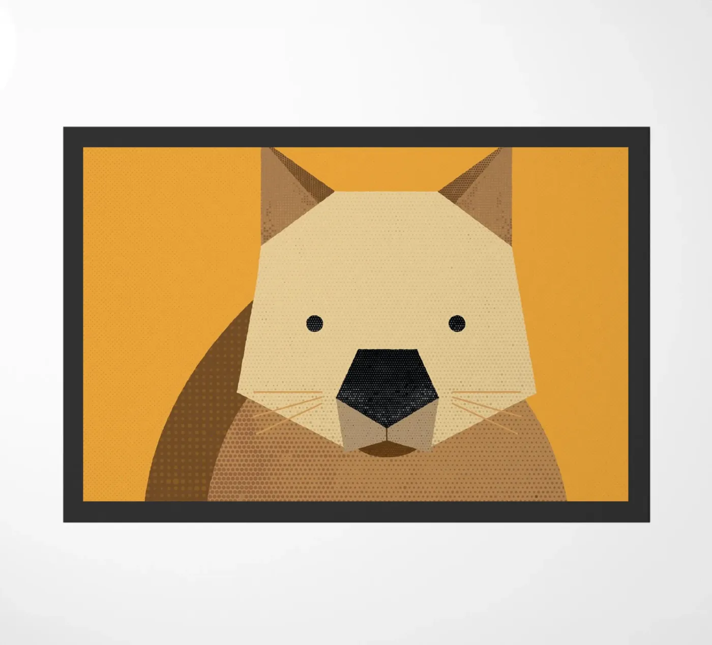Whimsy Wombat Fußmatte von The Printed Sparrow