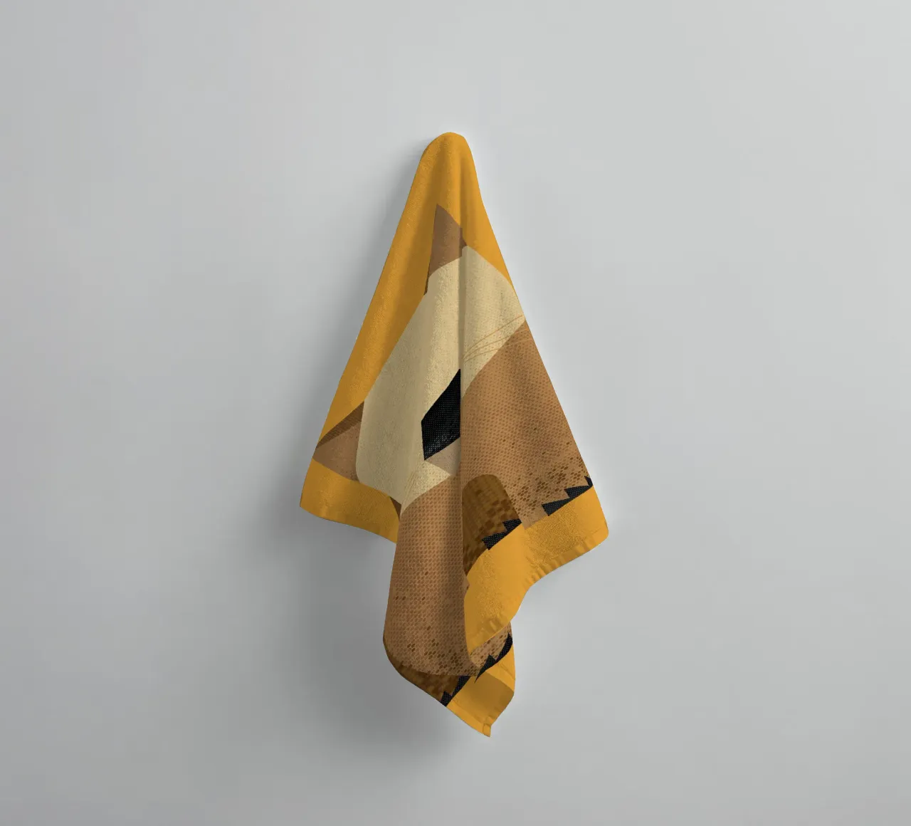 Whimsy Wombat towel by The Printed Sparrow