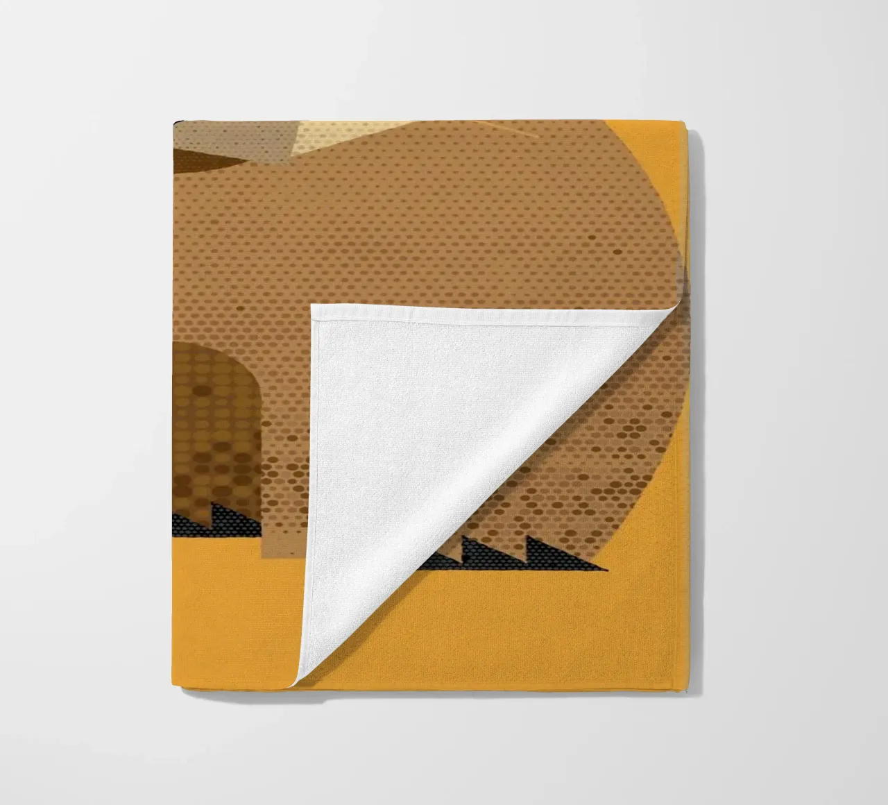 Vombato capriccioso telo mare da The Printed Sparrow