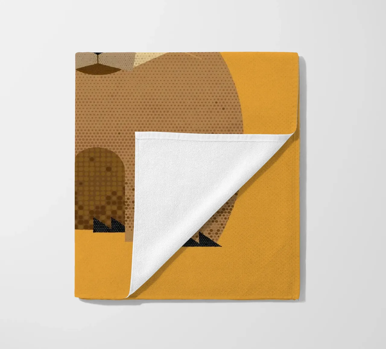 Vombato capriccioso telo mare da The Printed Sparrow