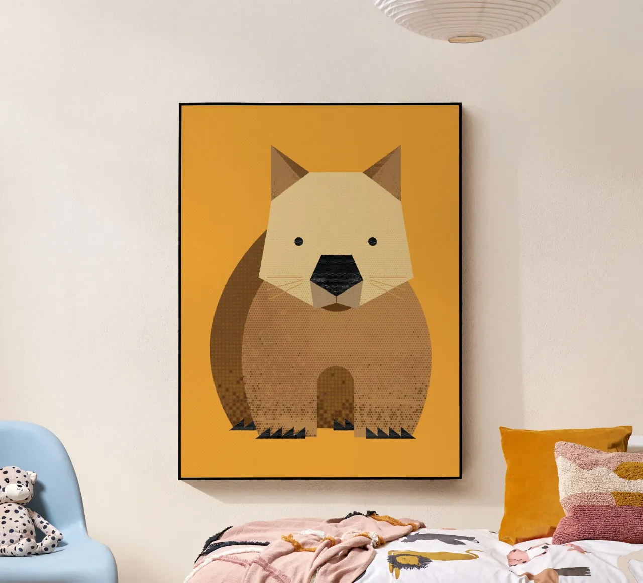 Vombato capriccioso plexiglass da The Printed Sparrow