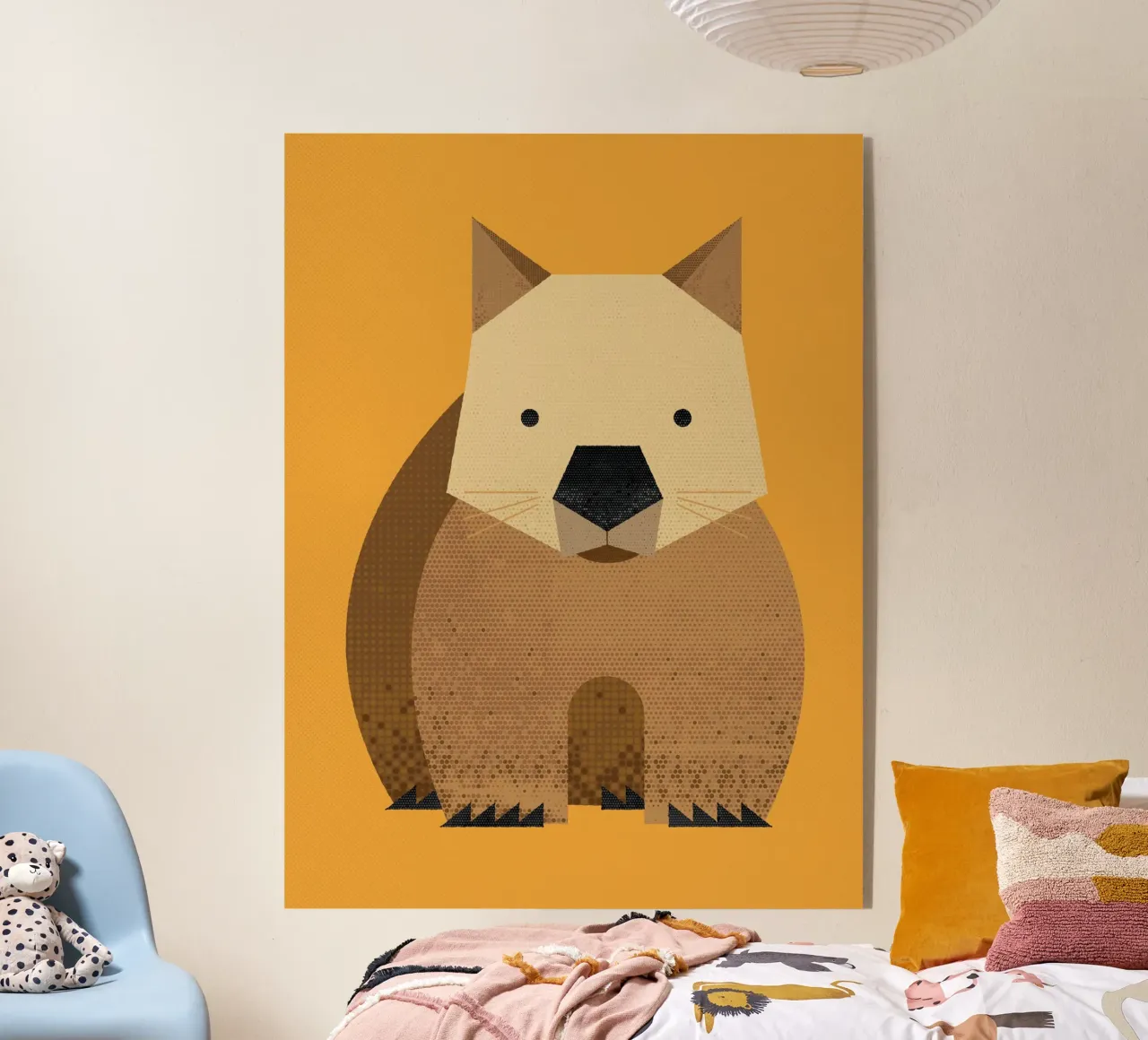 Vombato capriccioso plexiglass da The Printed Sparrow