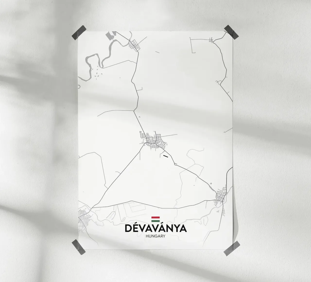 Devavanya HU poster con telaio in alluminio da Jacob W MICKELSON