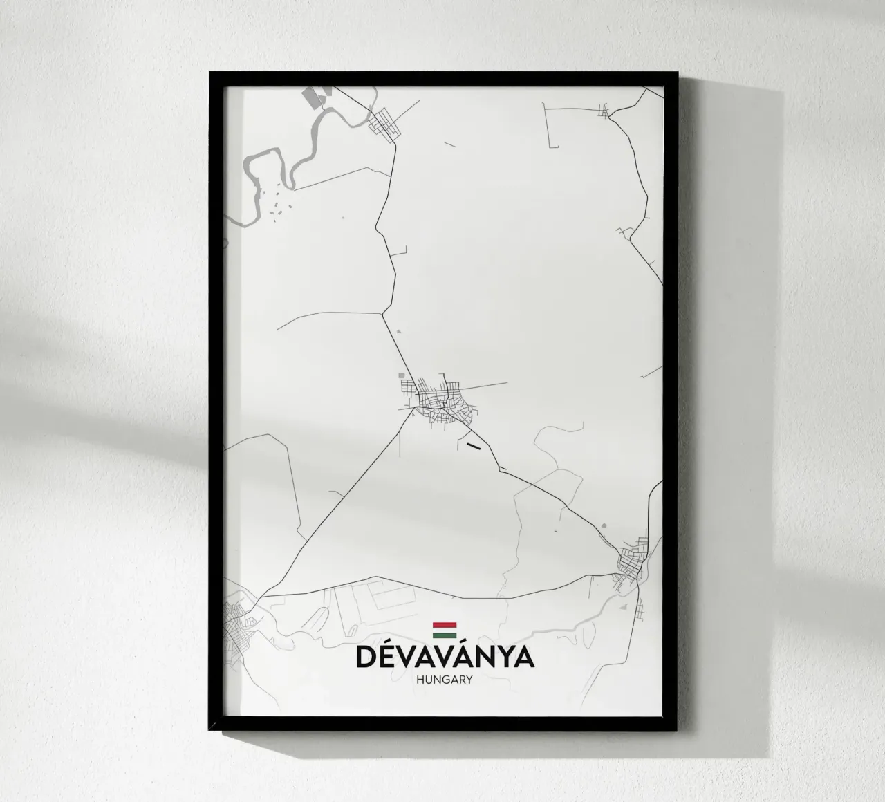 Devavanya HU poster con telaio in alluminio da Jacob W MICKELSON