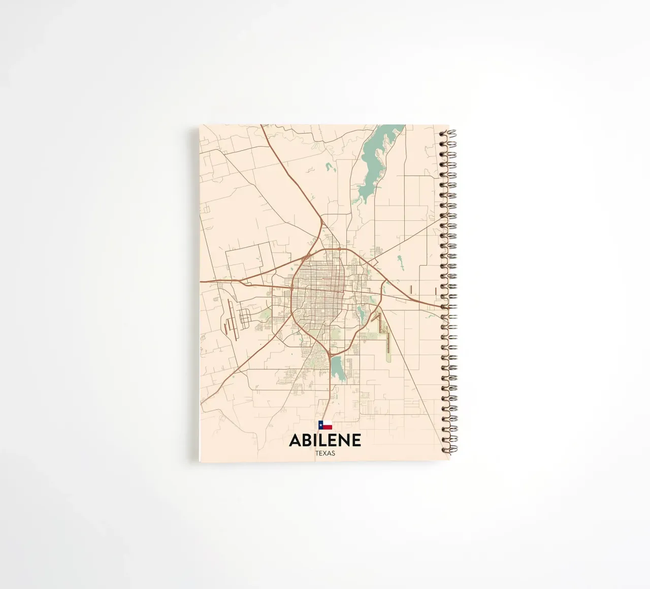Abilene TX carnet à spirale de Jacob W MICKELSON