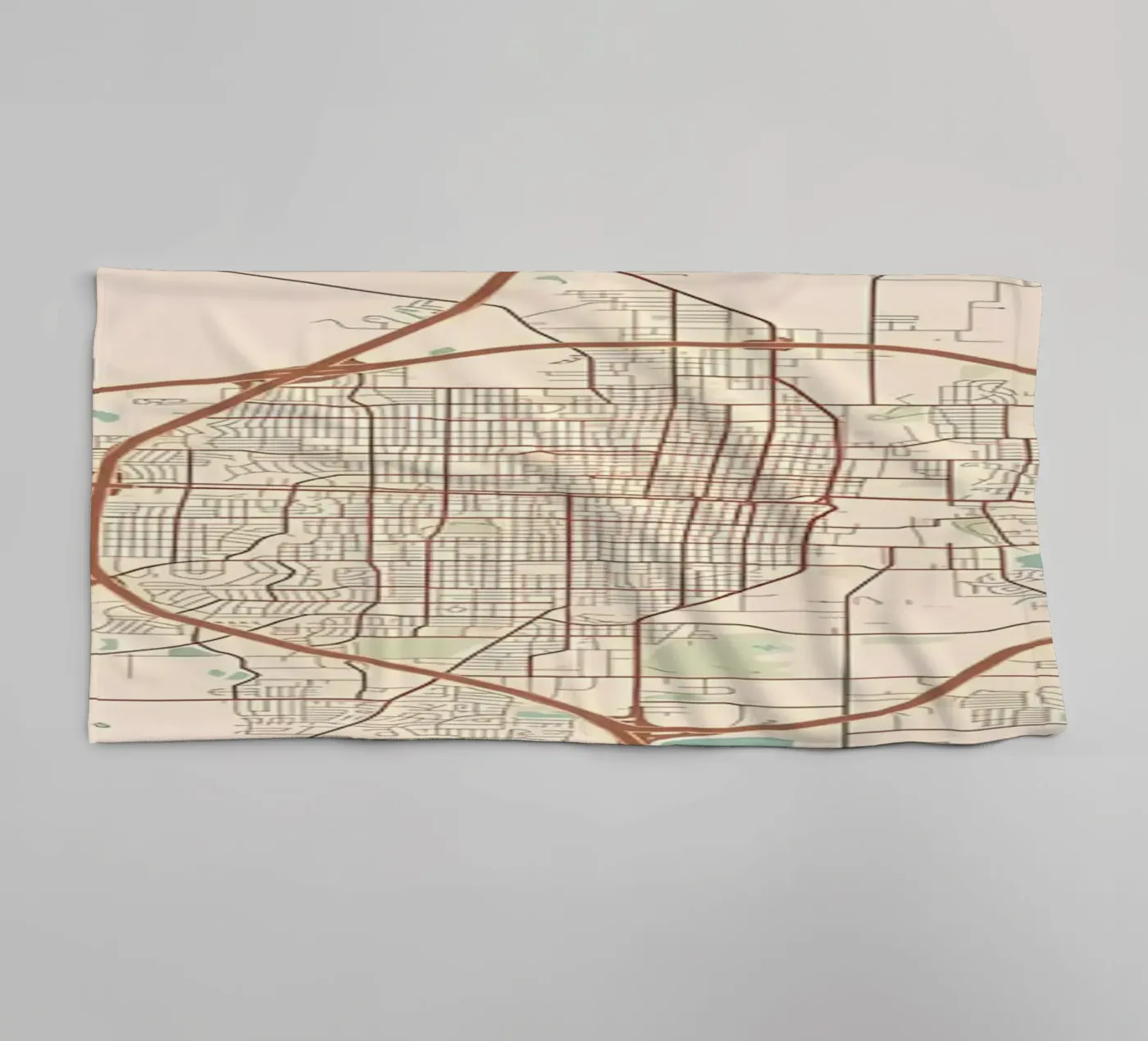 Abilene TX towel by Jacob W MICKELSON