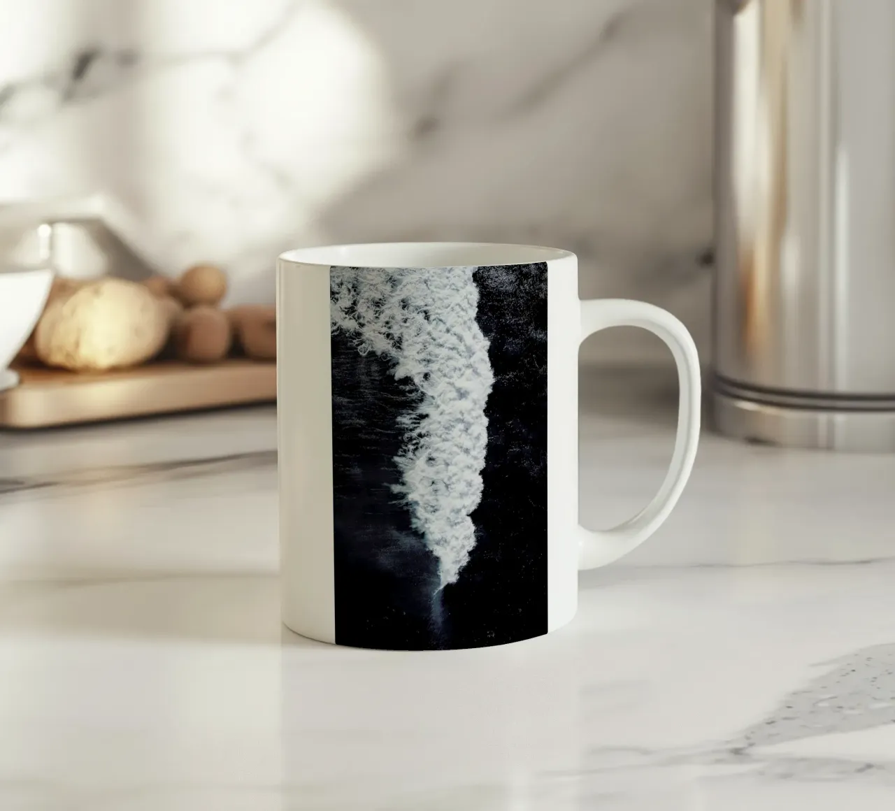 In Motion ceramic mug by METROPOLIS