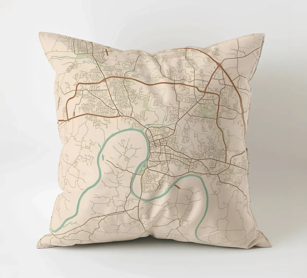 Clarksville TN decorative cushion by Jacob W MICKELSON